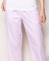 Women's Pink Gingham Pants