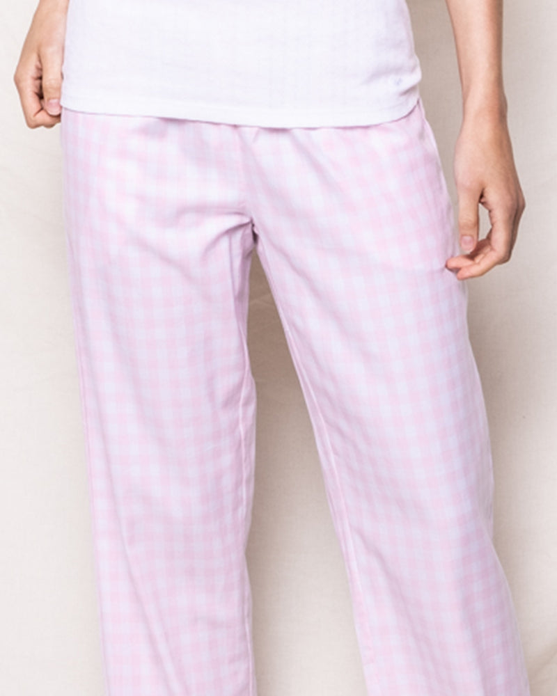 Women's Pink Gingham Pants