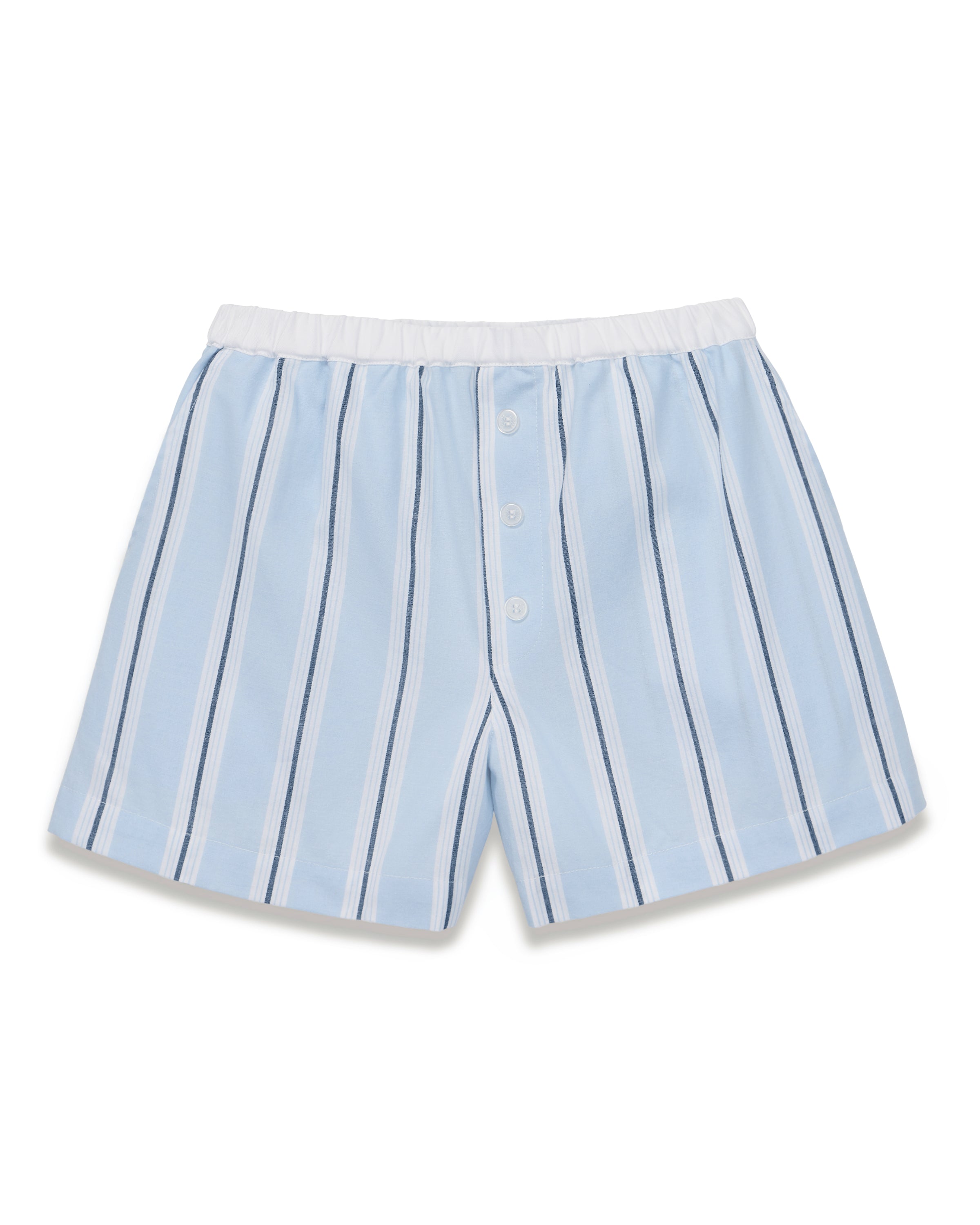 Women's Twill Sleep Short in Coastal Stripe