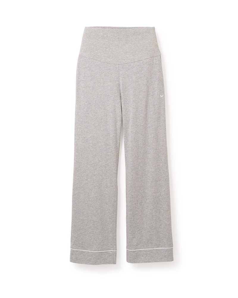 Luxe Pima Light Heather Grey Maternity Pants
