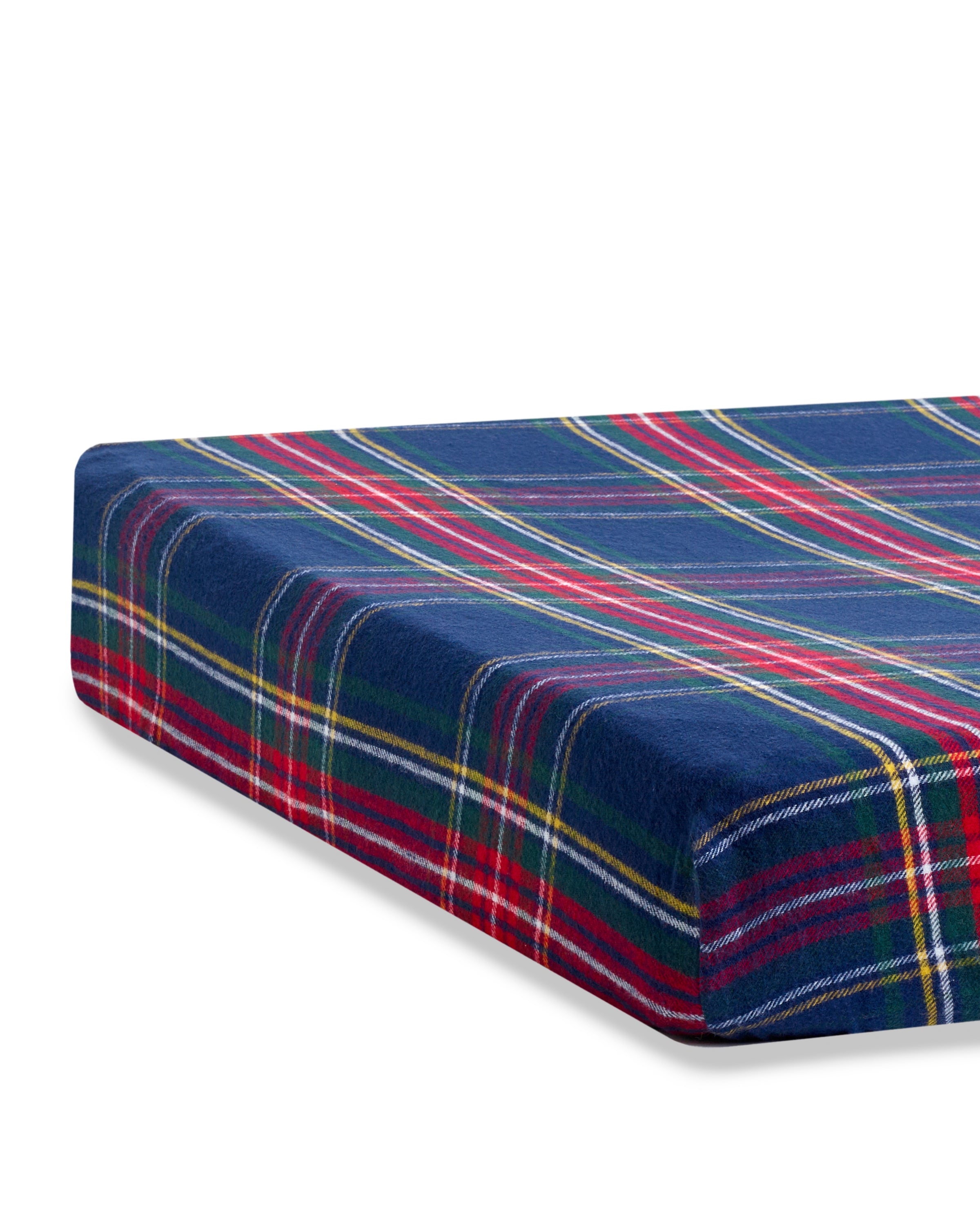 Flannel Crib Sheet in Windsor Tartan