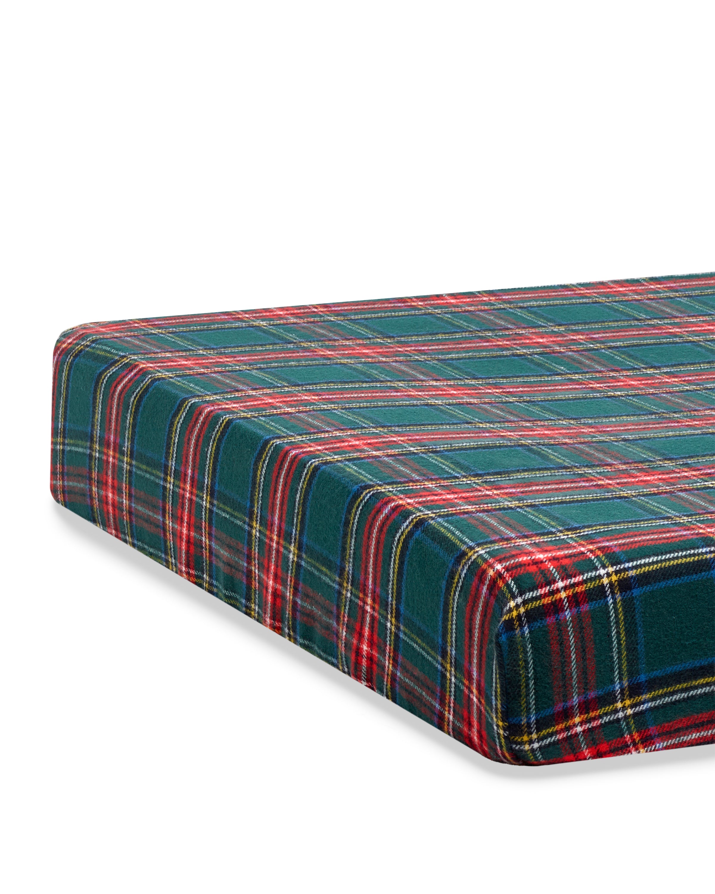 Flannel Crib Sheet in Kensington Tartan
