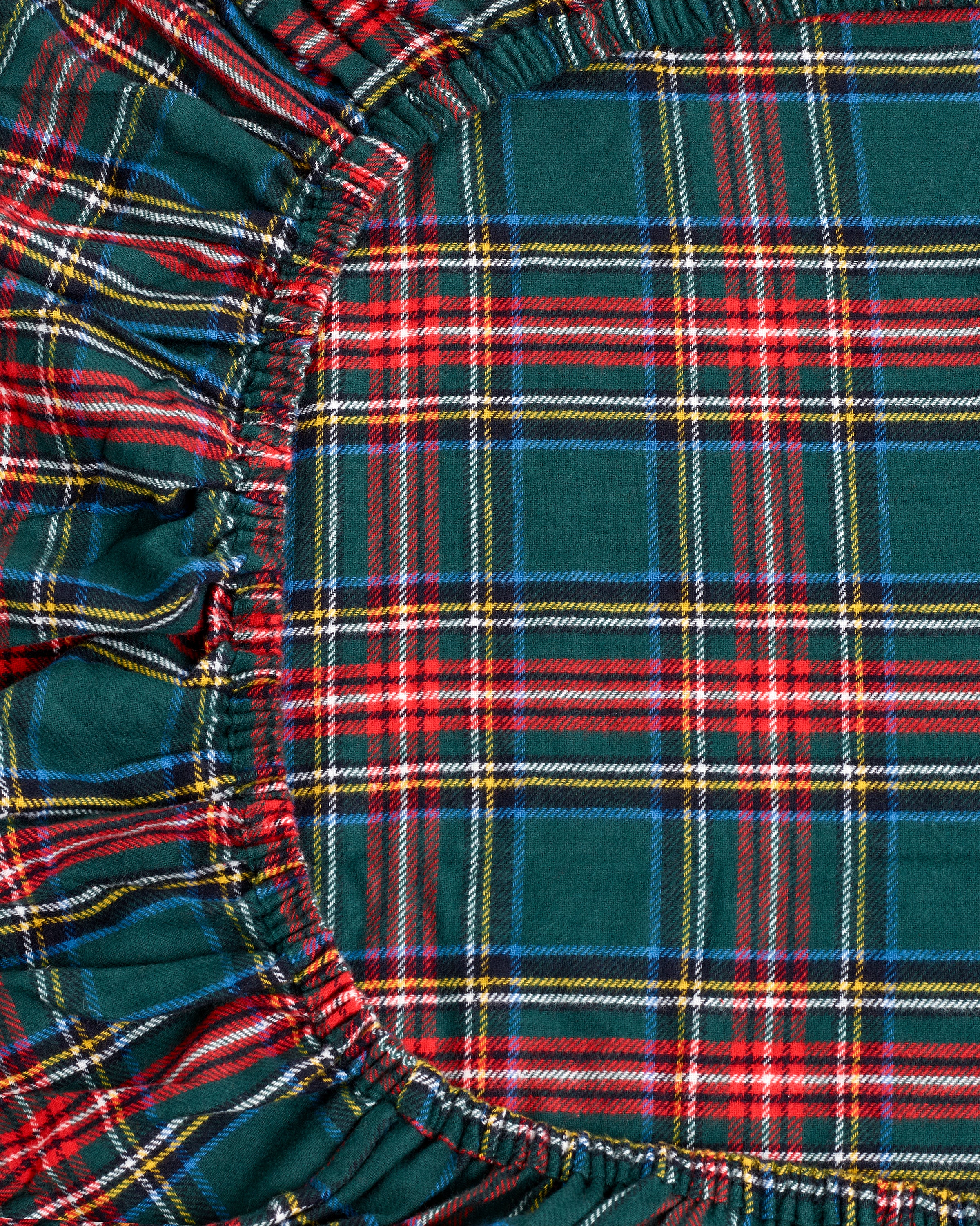 Flannel Crib Sheet in Kensington Tartan