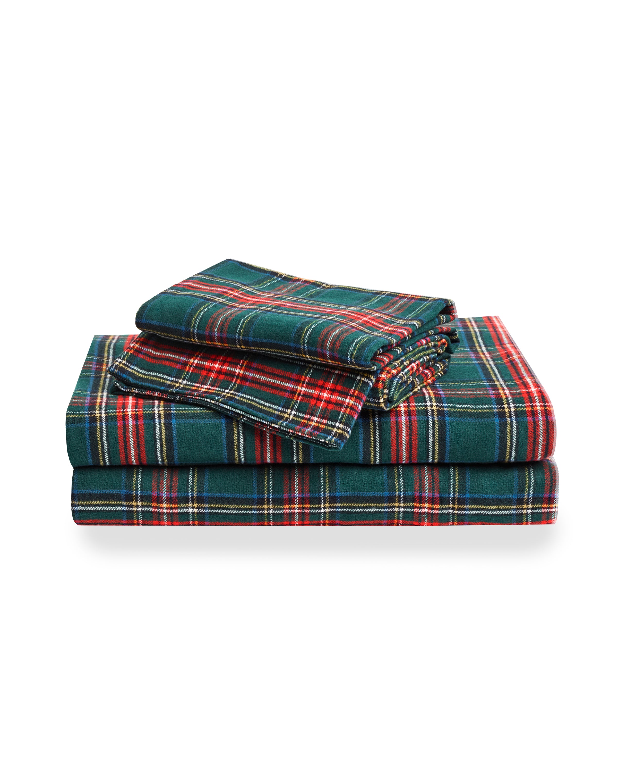 Flannel Bed Sheet Set in Kensington Tartan