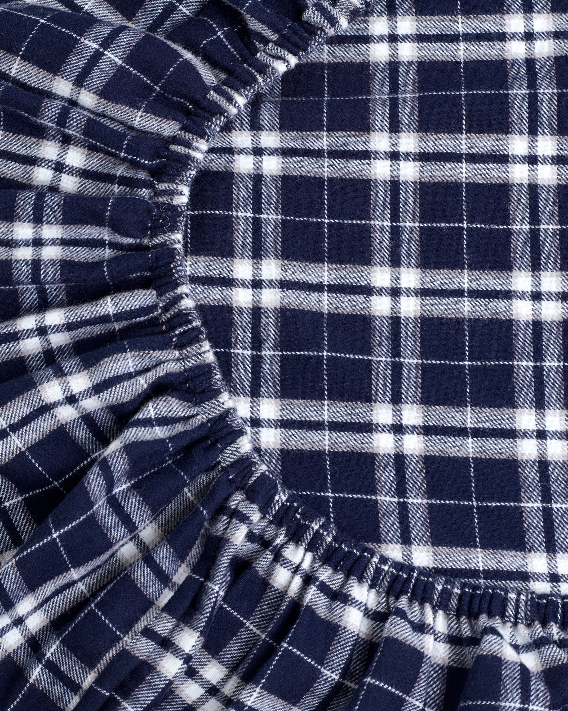 Flannel Crib Sheet in Oxford Tartan