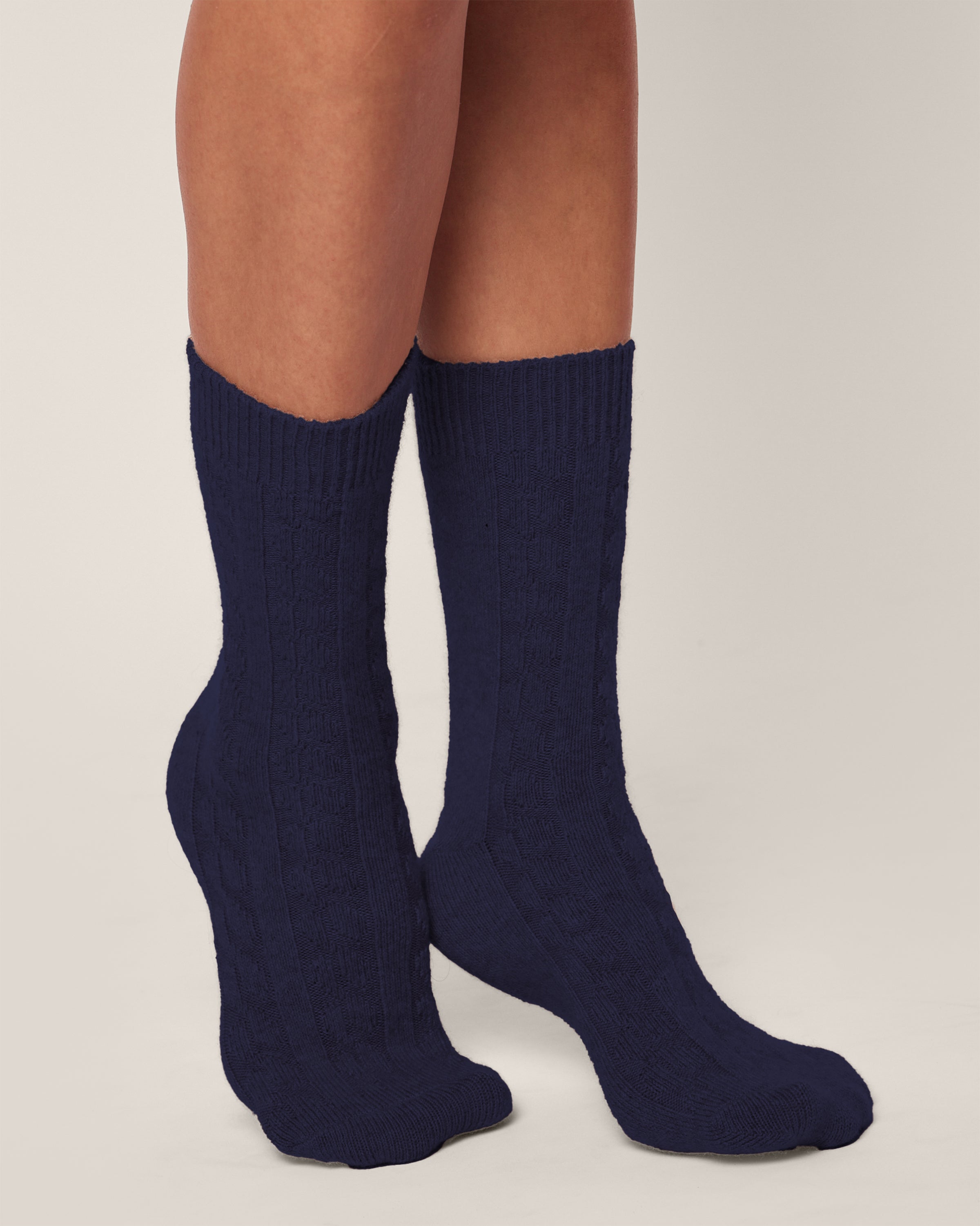 Women's Cashmere Socks in Black