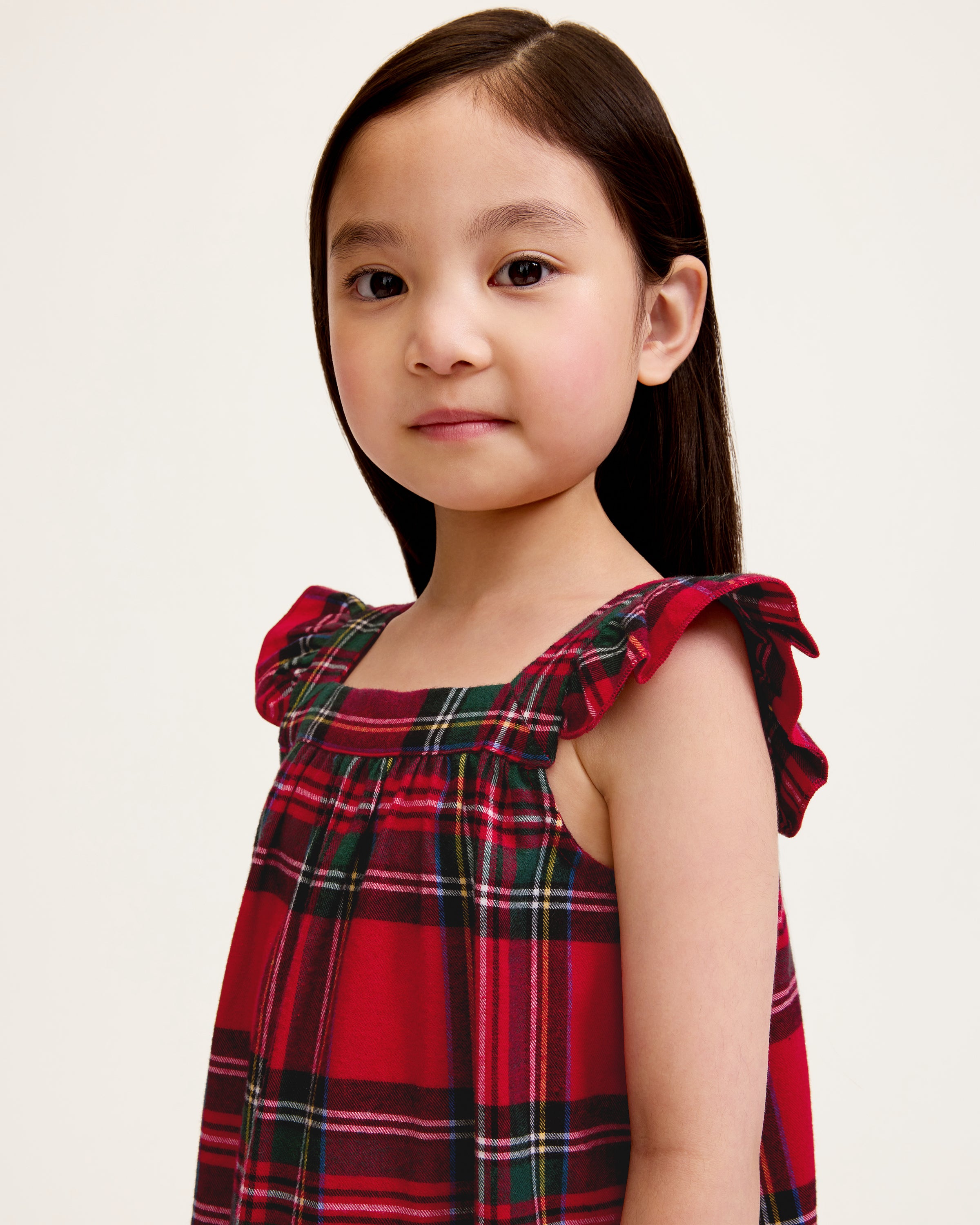 Girl's Brushed Twill Clara Nightgown in Imperial Tartan