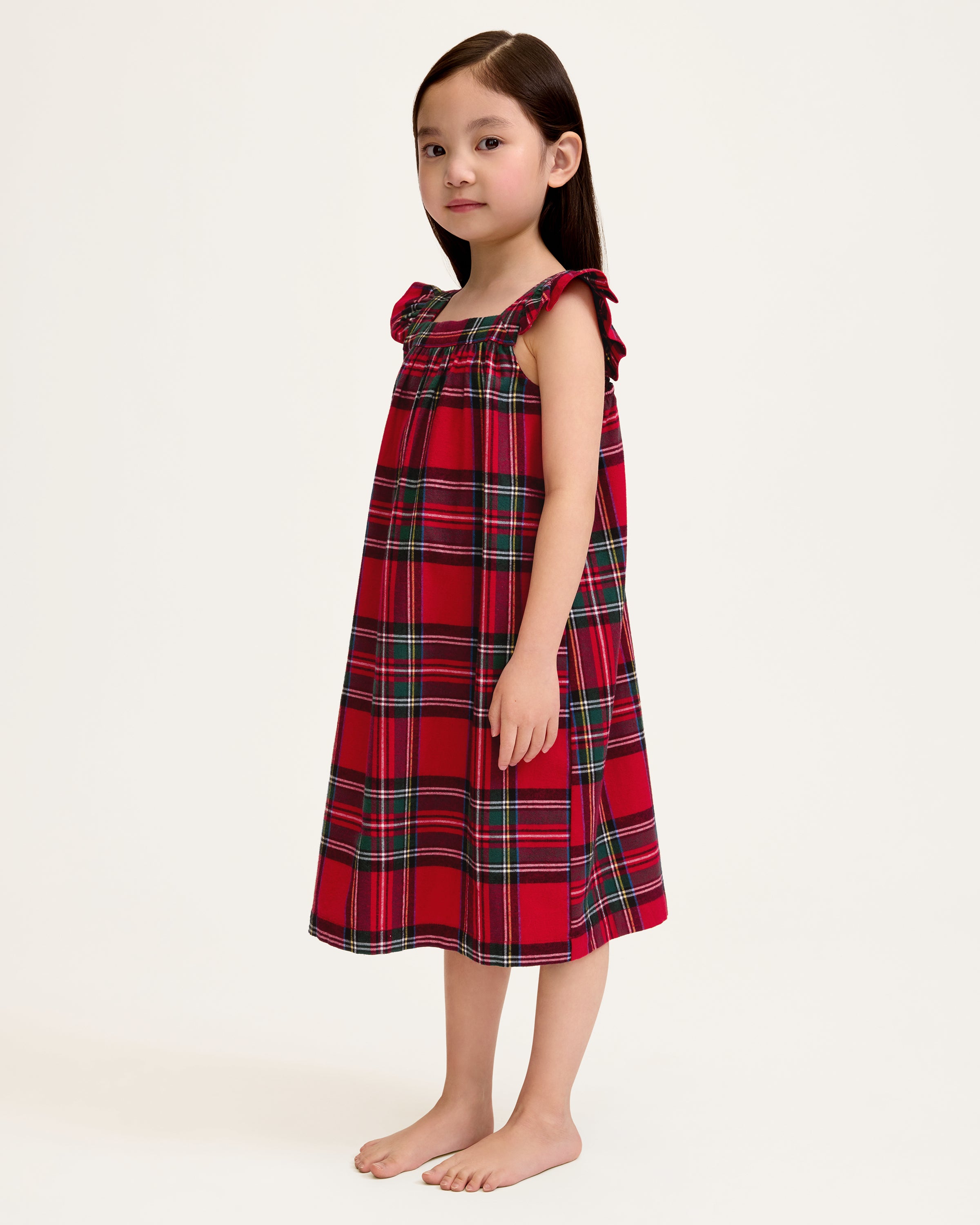 Girl's Brushed Twill Clara Nightgown in Imperial Tartan