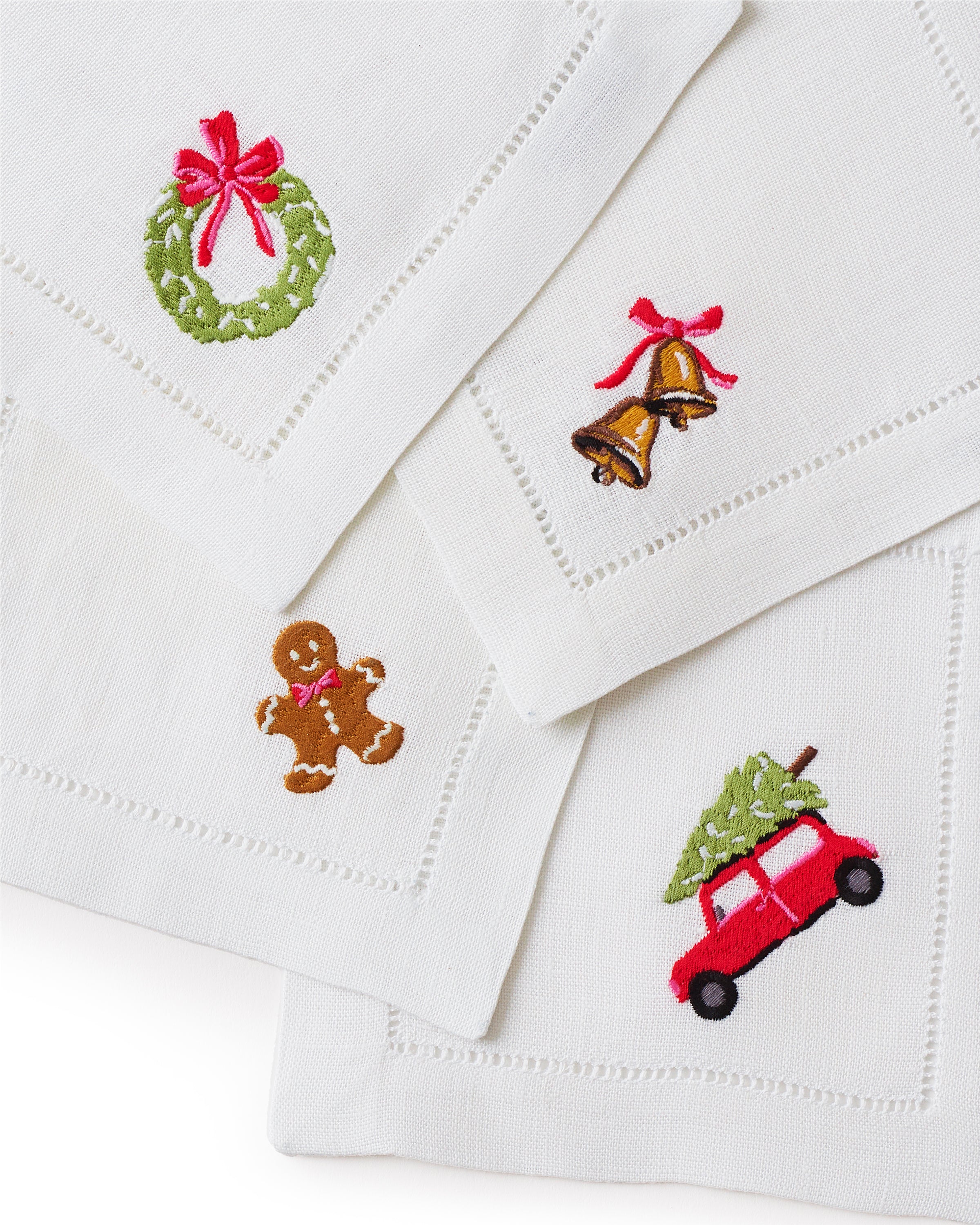 Petite Plume x Chefanie Cocktail Napkins in Winter Nostalgia