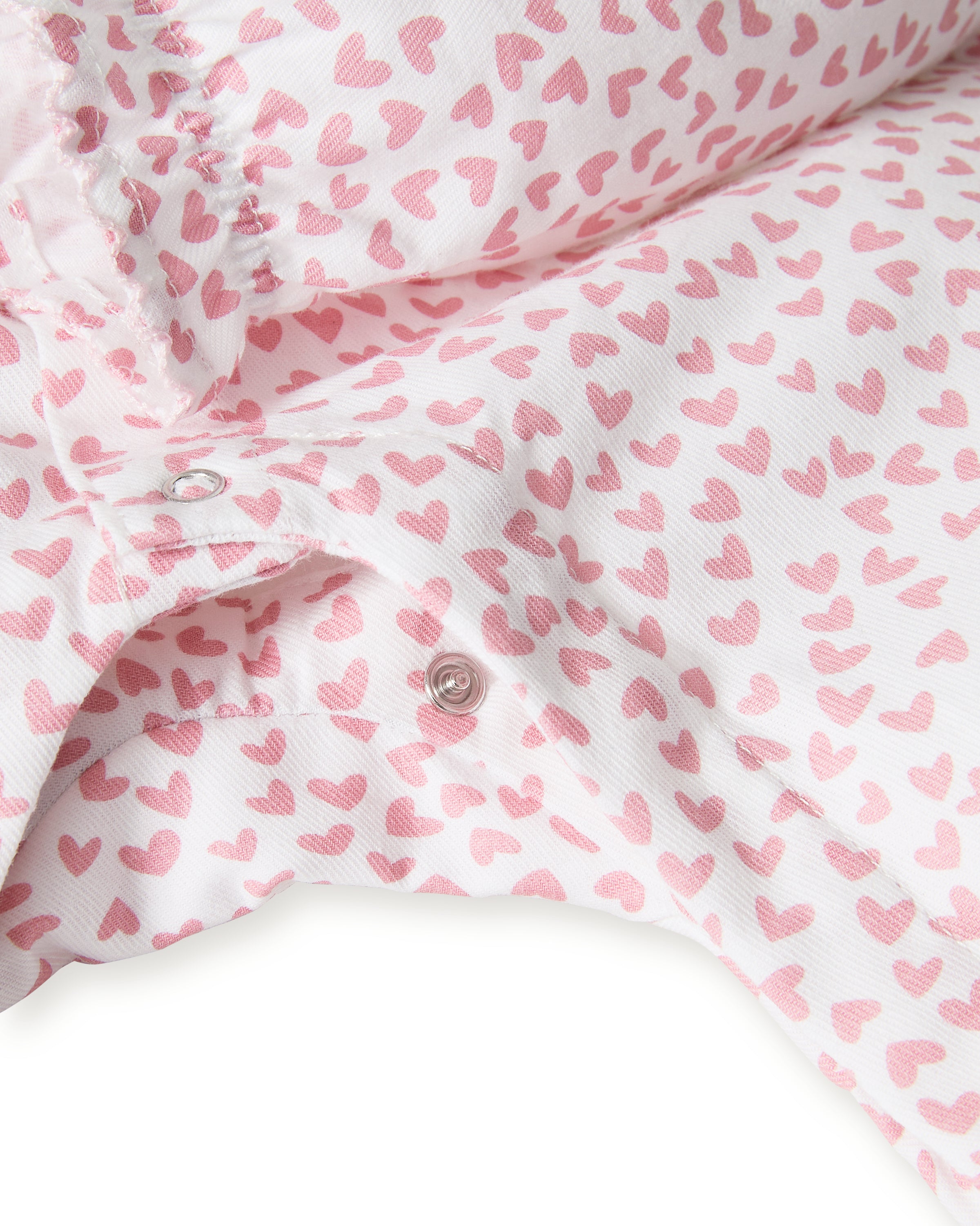 Baby's Twill Madeline Romper in Sweethearts