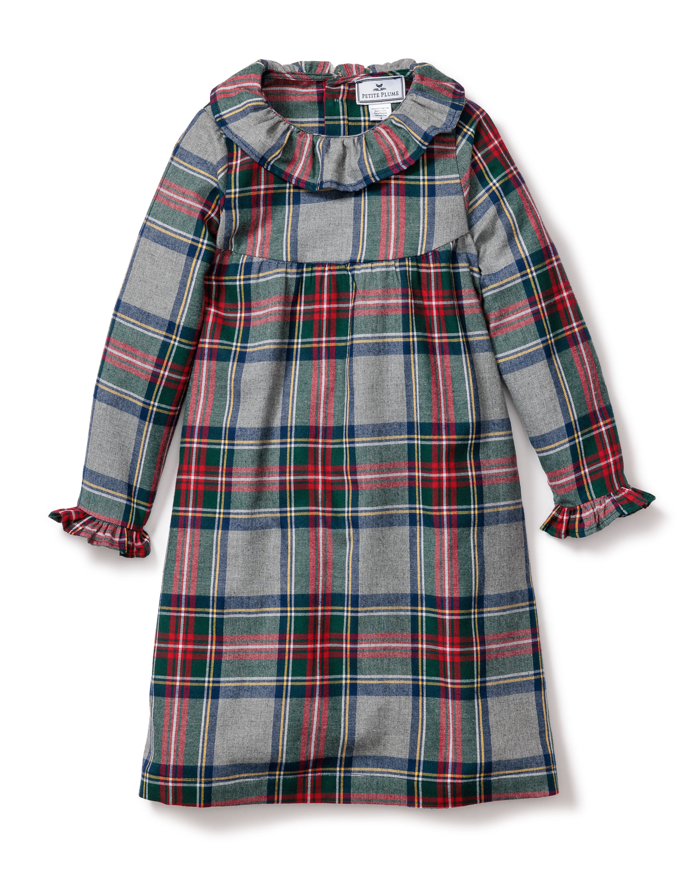 Girls plaid nightgown hotsell