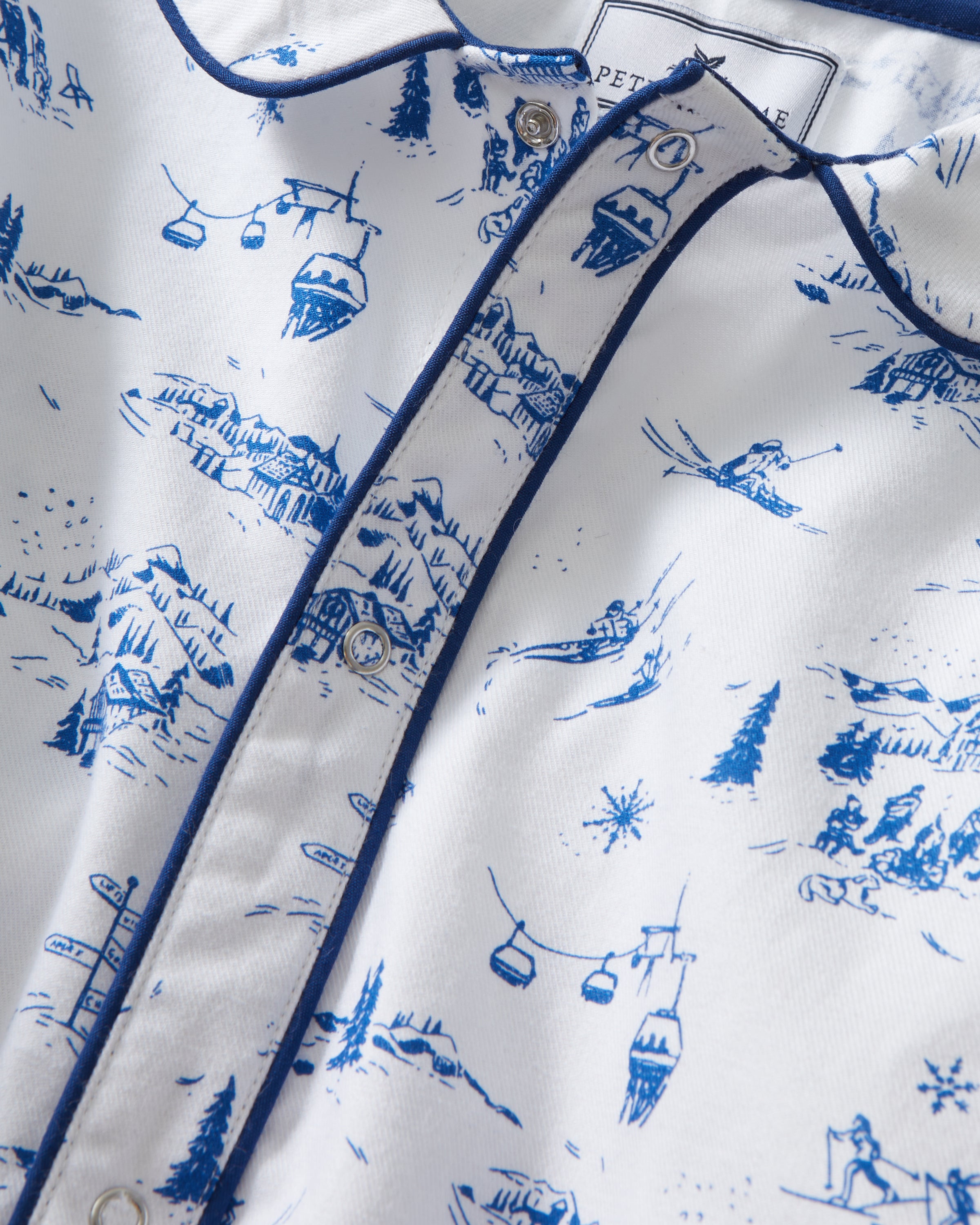 Baby's Twill Cambridge Romper in Chalet Toile