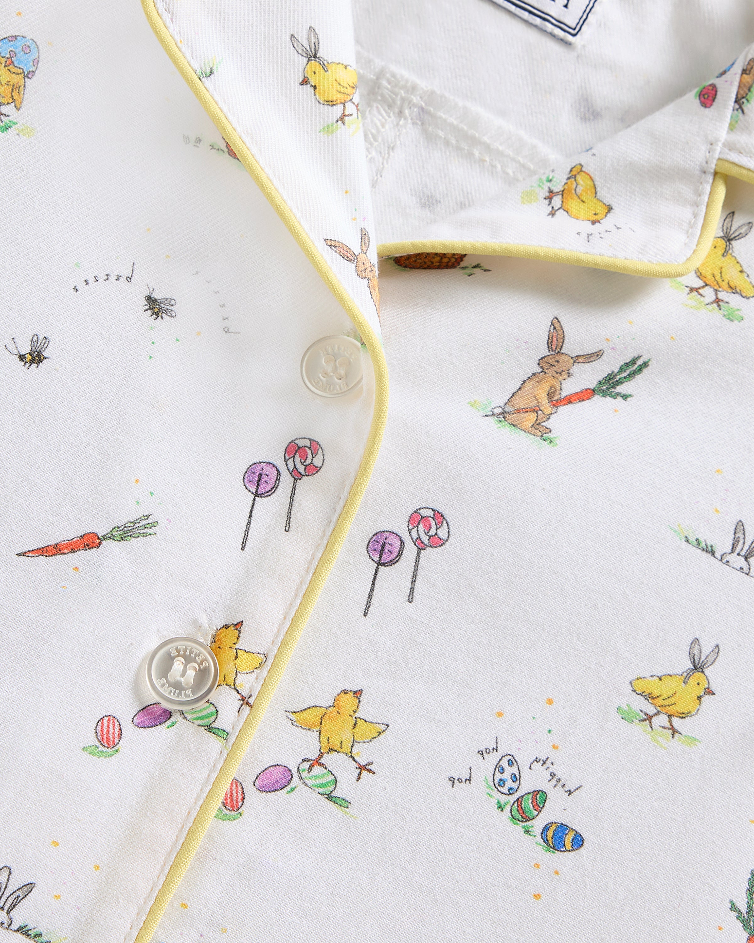 Baby's Twill Summer Romper in Easter Frolic