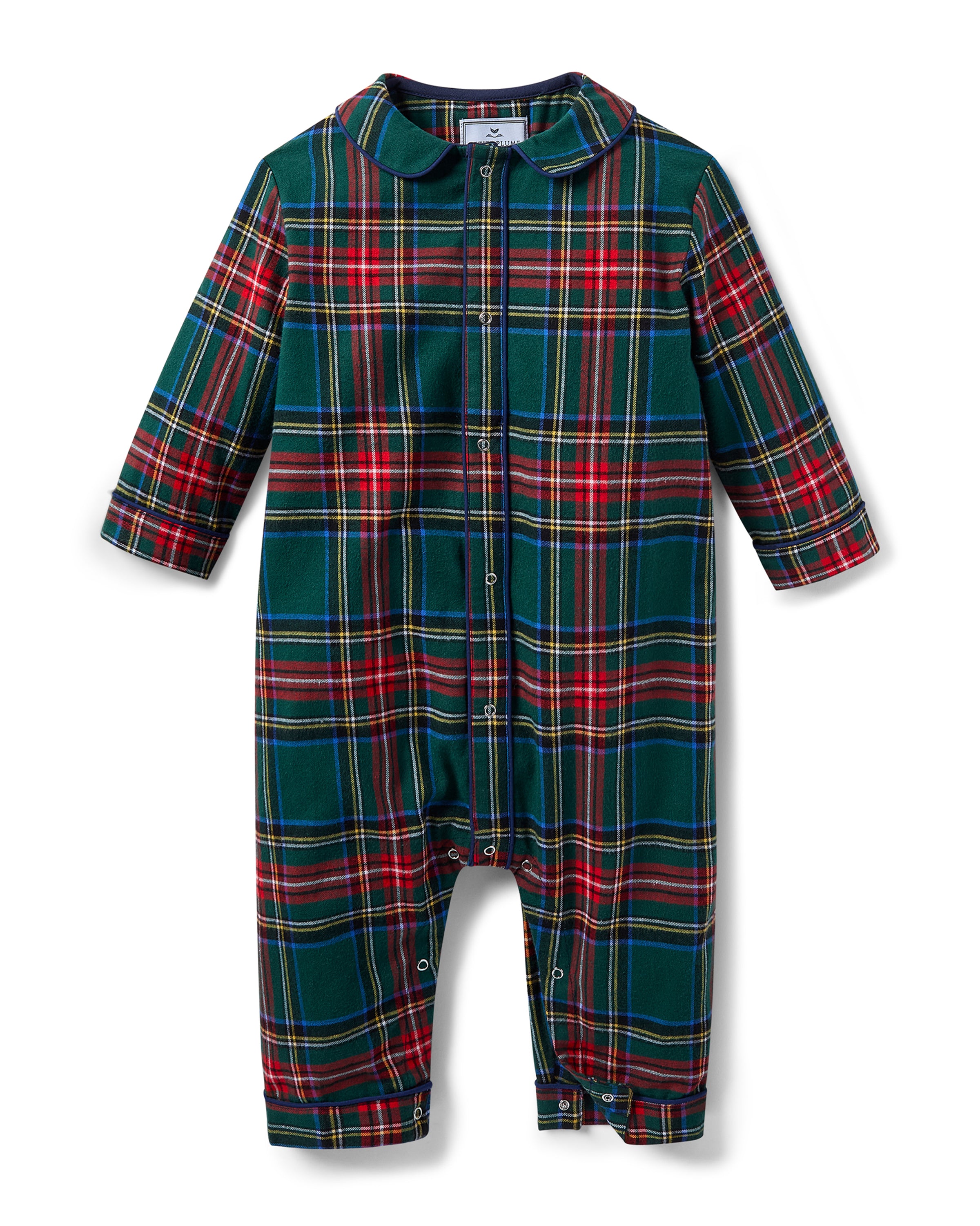 Baby's Brushed Twill Cambridge Romper in Kensington Tartan