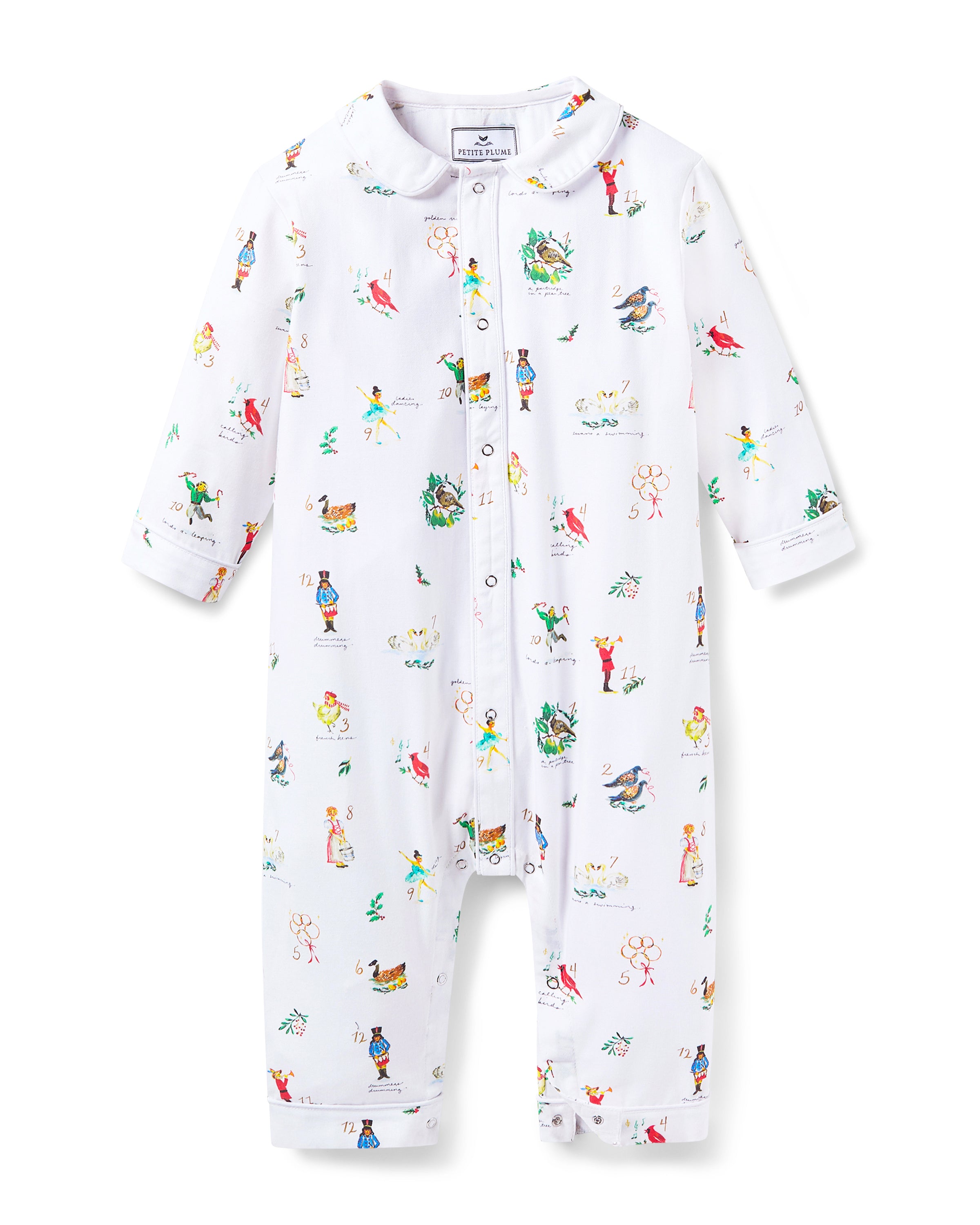 Baby's Twill Cambridge Romper in 12 Days of Christmas