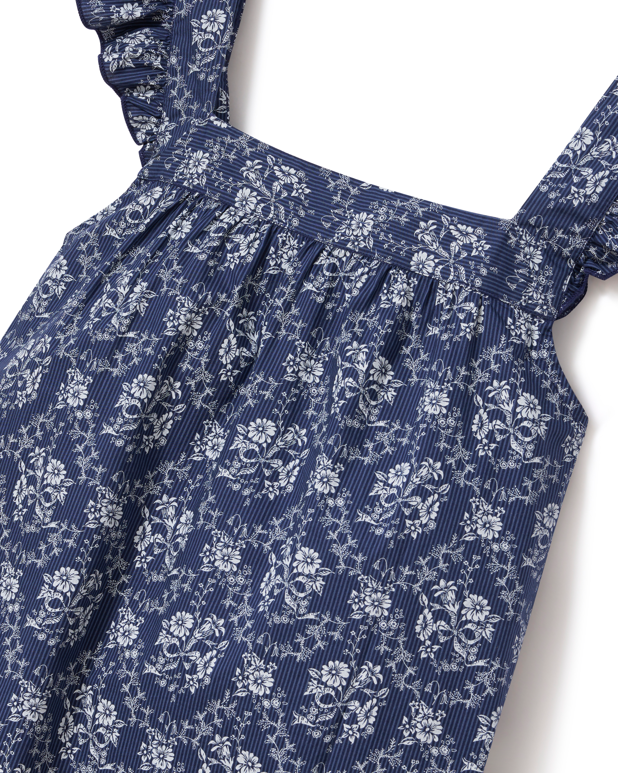 Girl's Twill Clara Short Set in Innkeeper Trellis