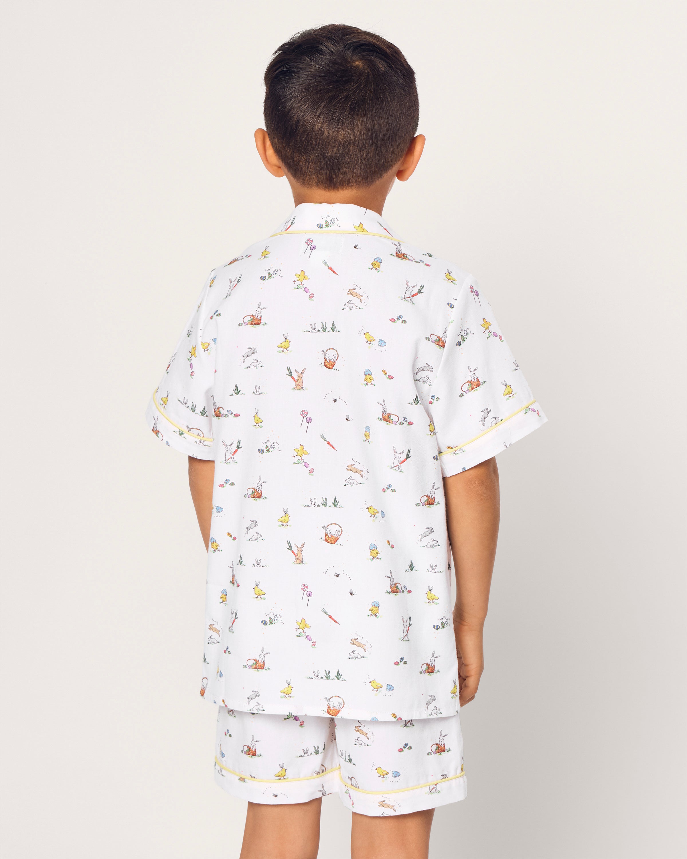 Kid's Twill Short Set in Easter Frolic