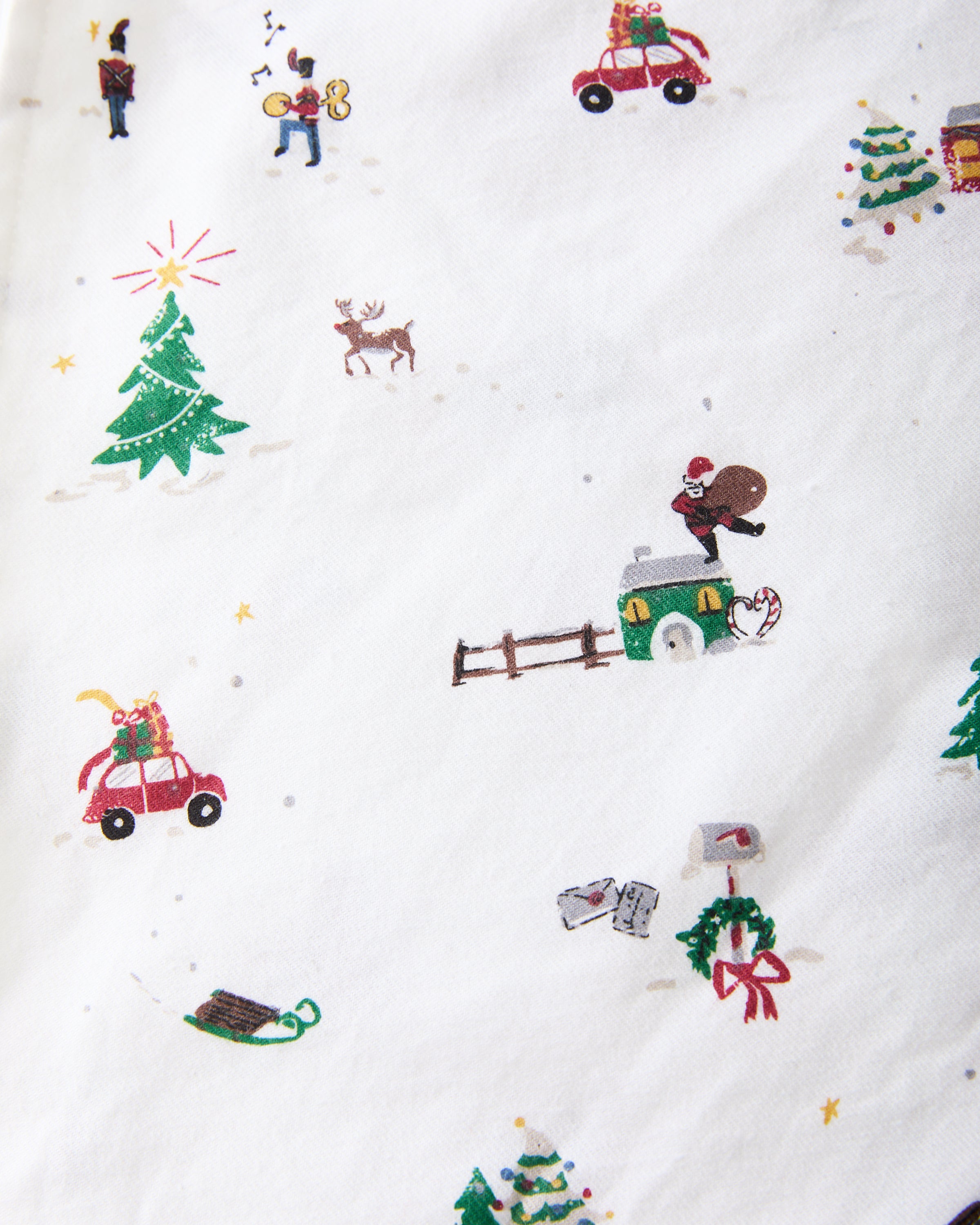 Dog Twill Bandana in Holiday Town