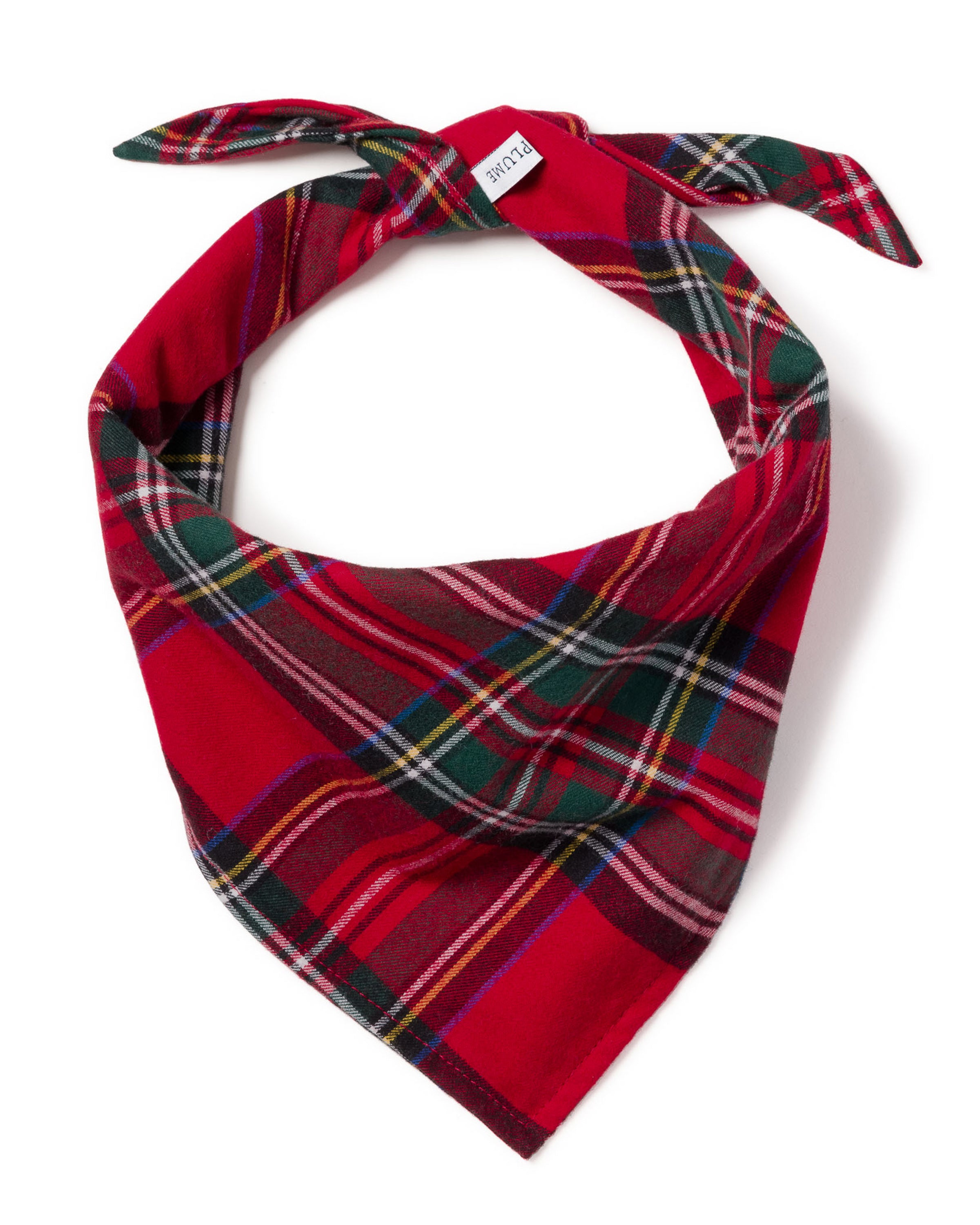 Brushed Twill Dog Bandana in Imperial Tartan