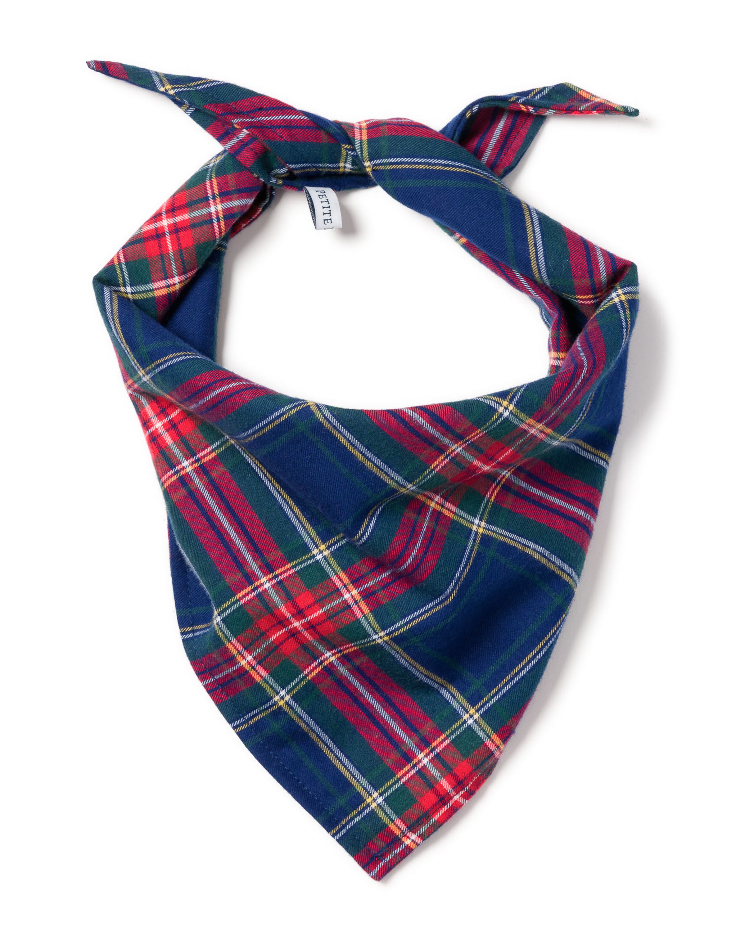 Brushed Twill Dog Bandana in Windsor Tartan