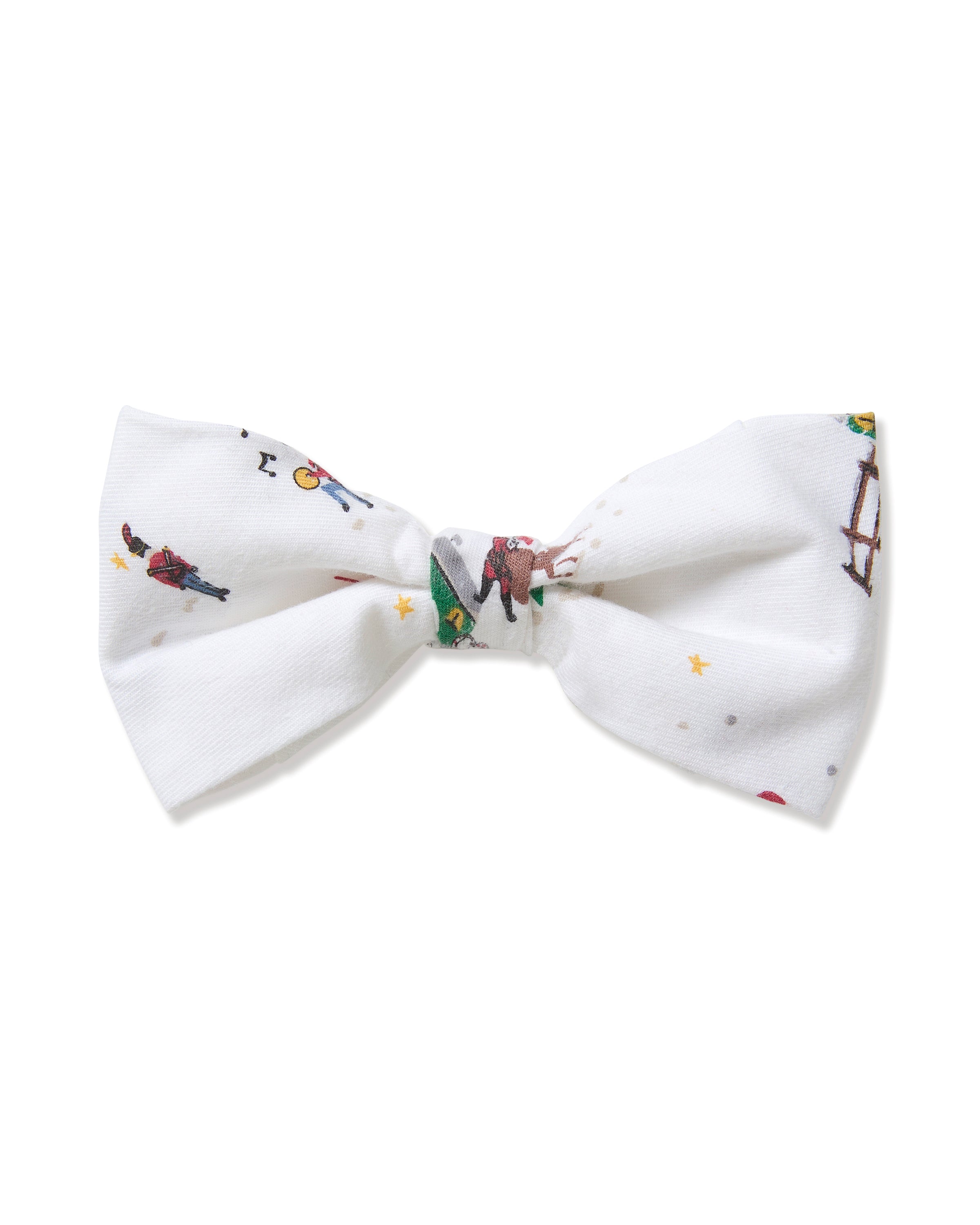 Dog Twill Bow Tie in Holiday Town