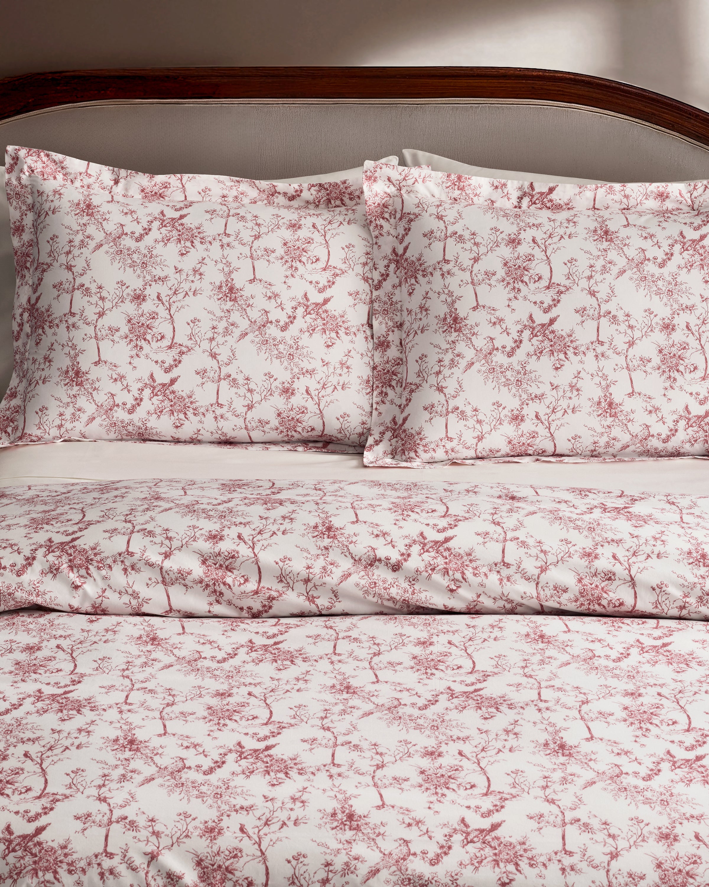 Pink Timeless Toile Bedding Set
