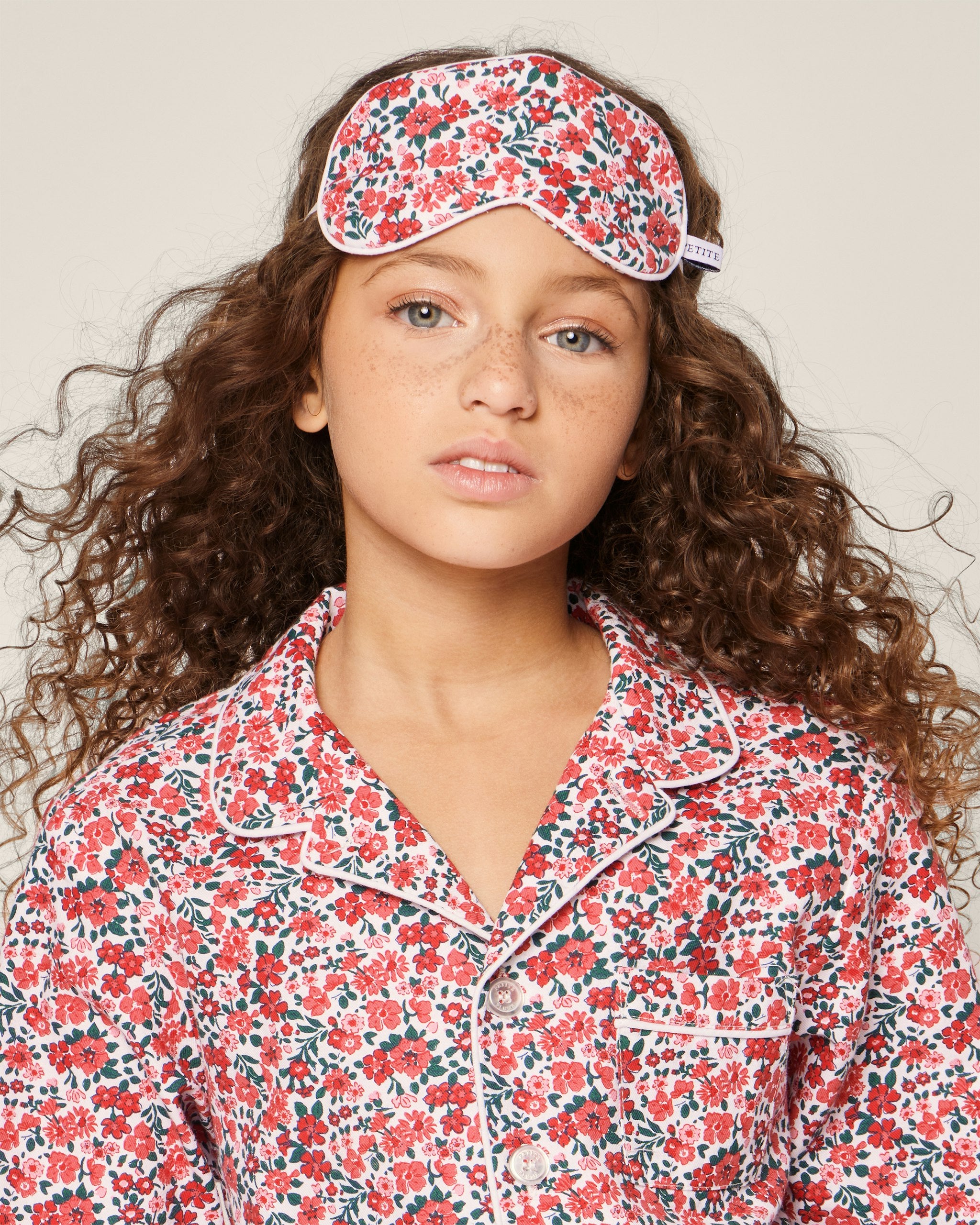Kid's Sleep Mask in Fleurs des Bois in Fleurs des Bois#Color_Fleurs des Bois