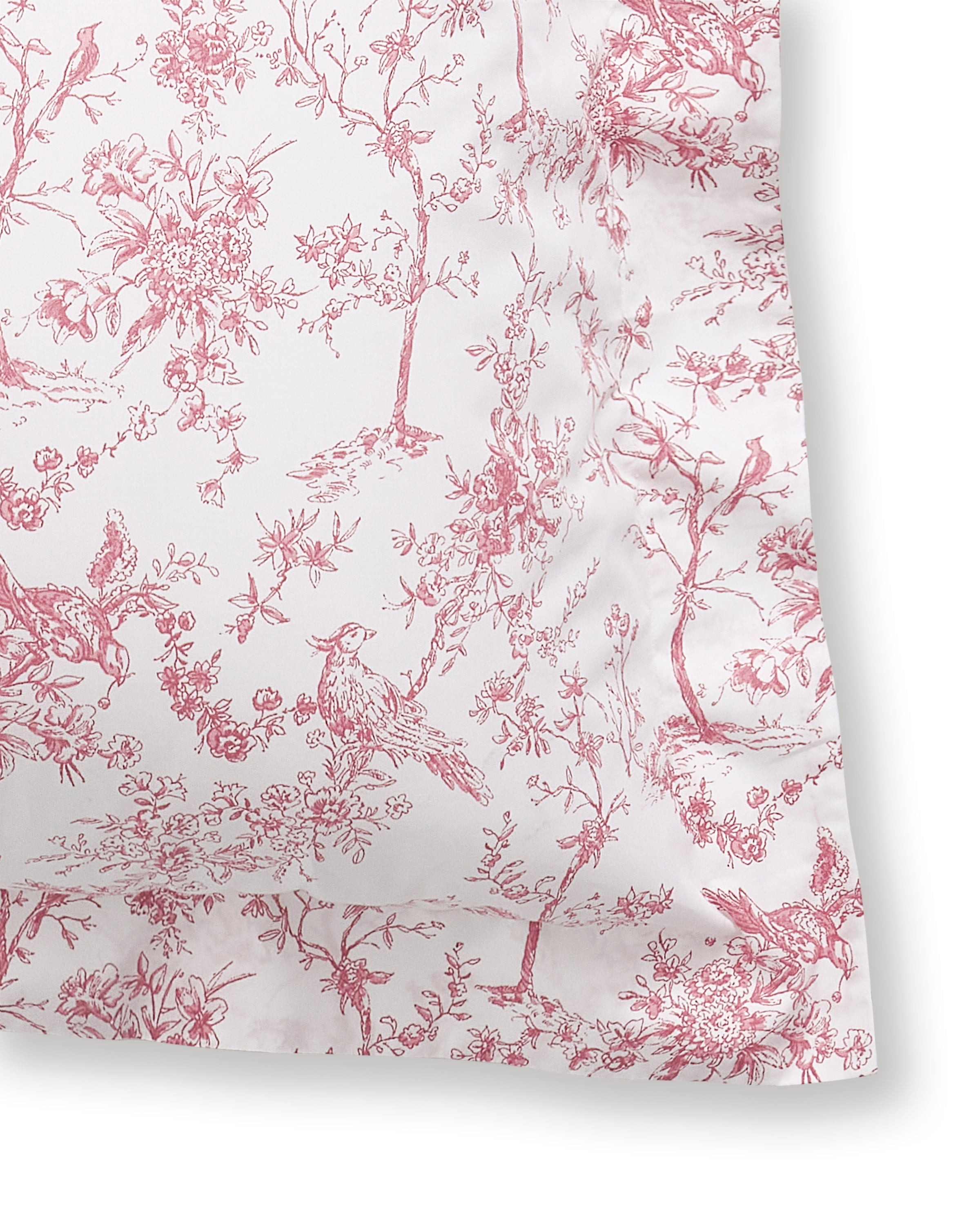 Luxe Premium Cotton Euro Sham in Pink Timeless Toile