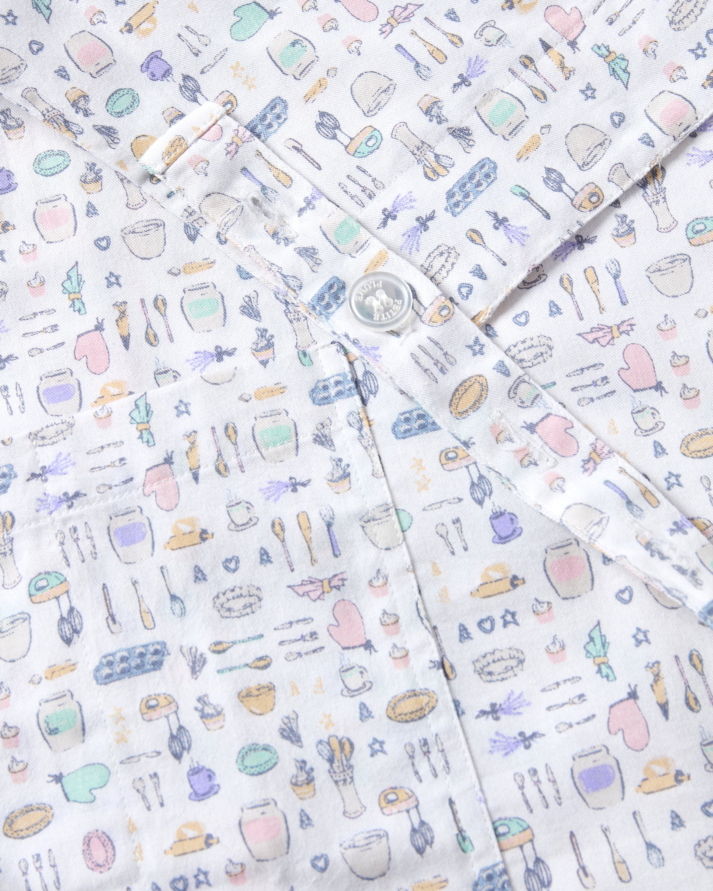 Adult's Twill Apron in Baking Spirits Bright