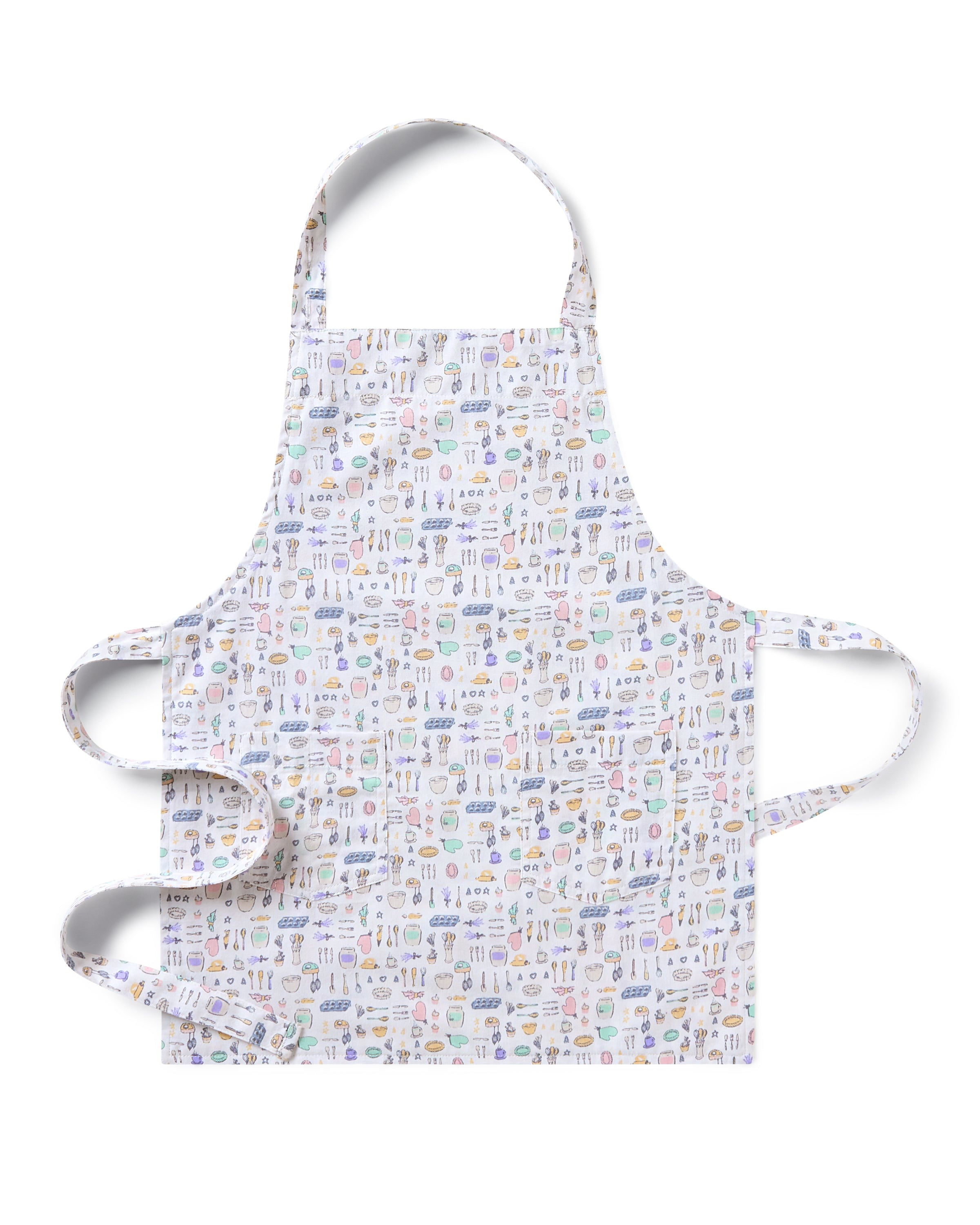 Adult's Twill Apron in Baking Spirits Bright