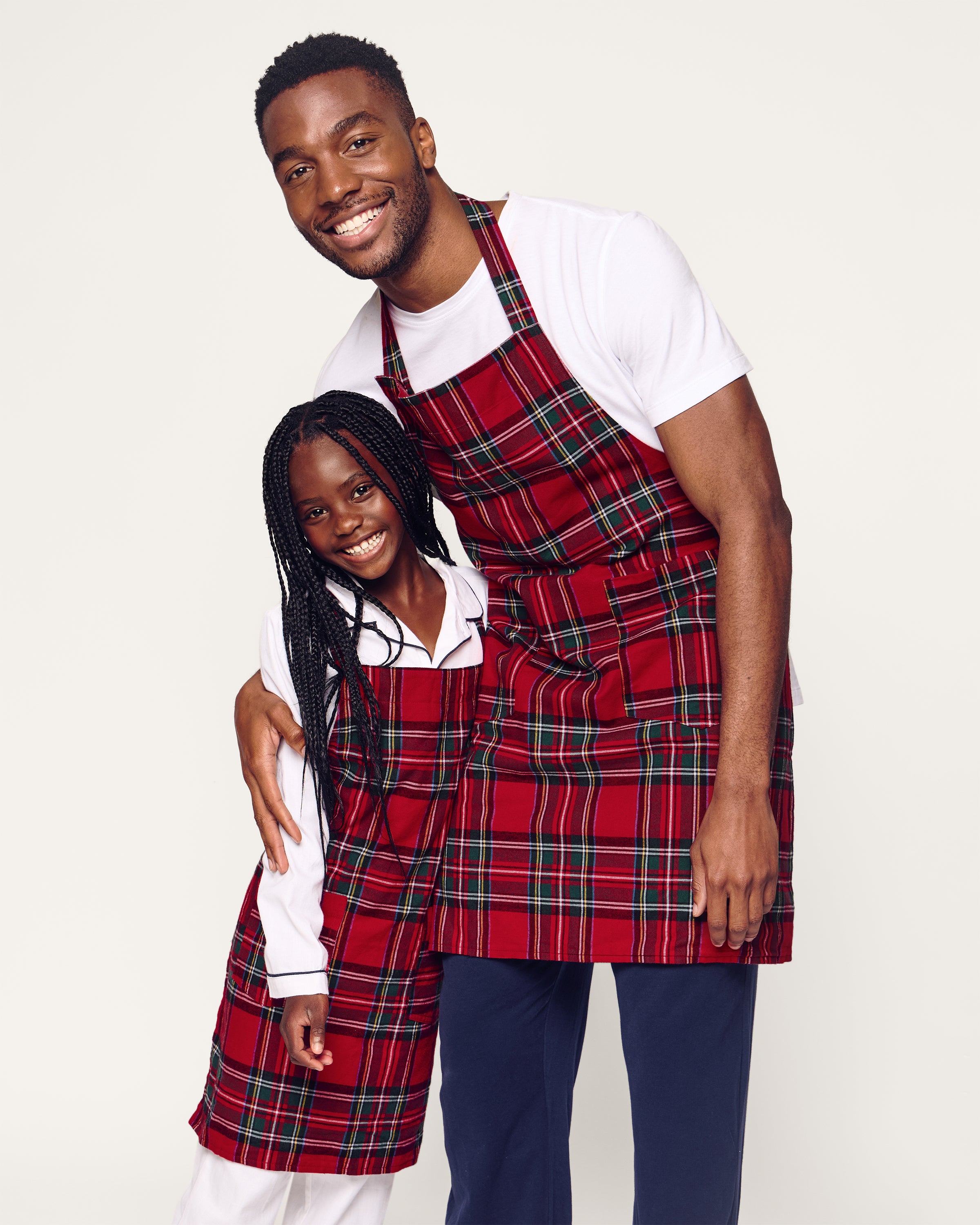 Kid's Apron in Imperial Tartan | Petite Plume