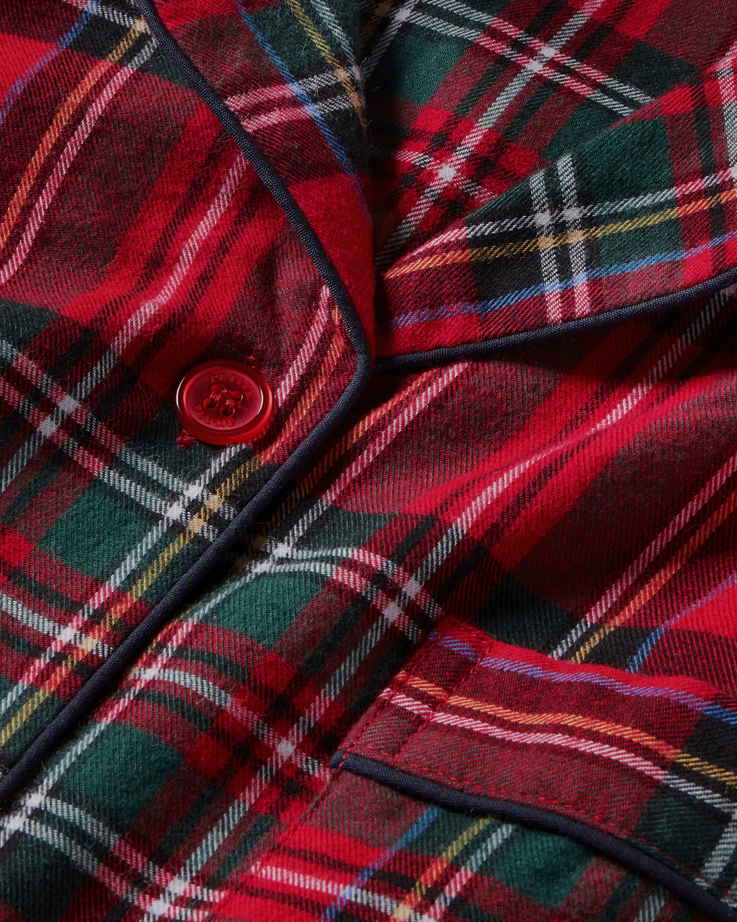 Women's Brushed Twill Maternity Nightshirt in Imperial Tartan