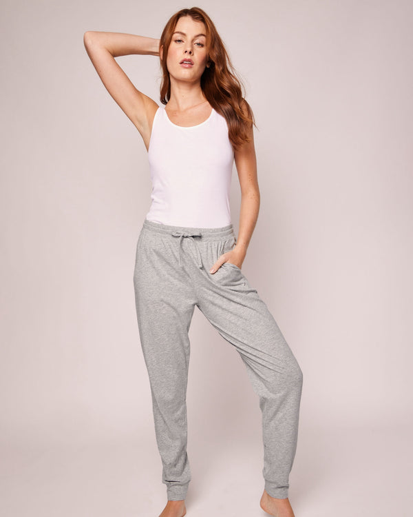 Women's Pima Lounge Pants in Light Grey