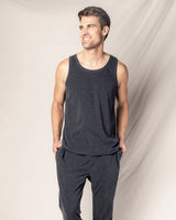 Pima Cotton Men's Dark Heather Tank Top