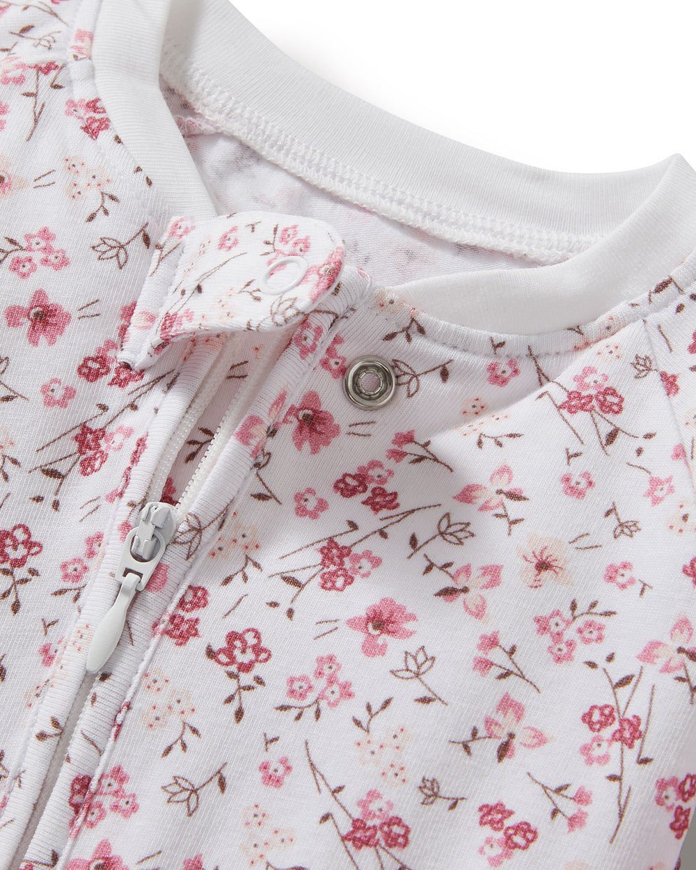 Blushing Bows Pima Peekaboo Romper