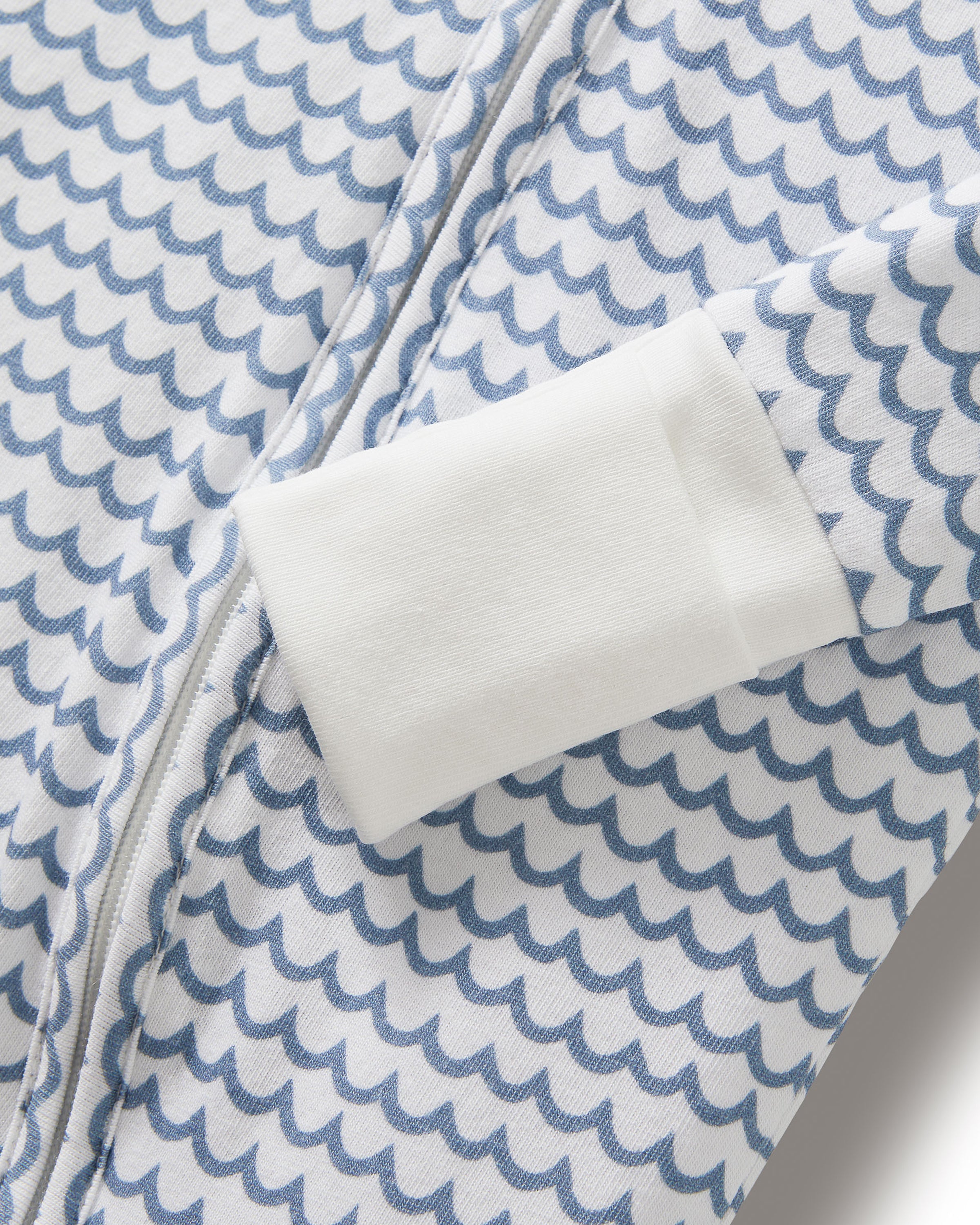 Baby's Pima Peekaboo Romper in La Mer
