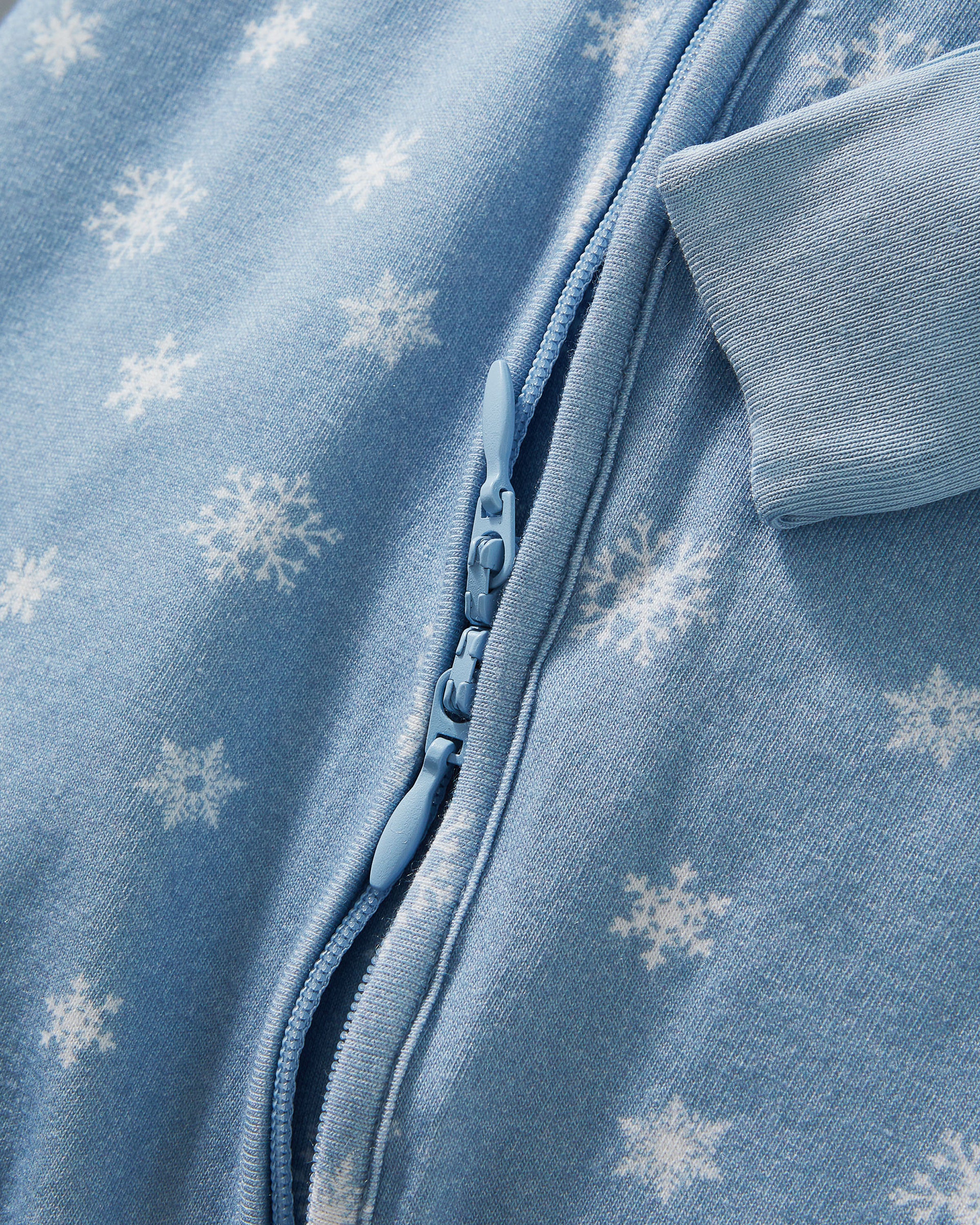 Baby's Pima Peekaboo Romper in Periwinkle Wonderland