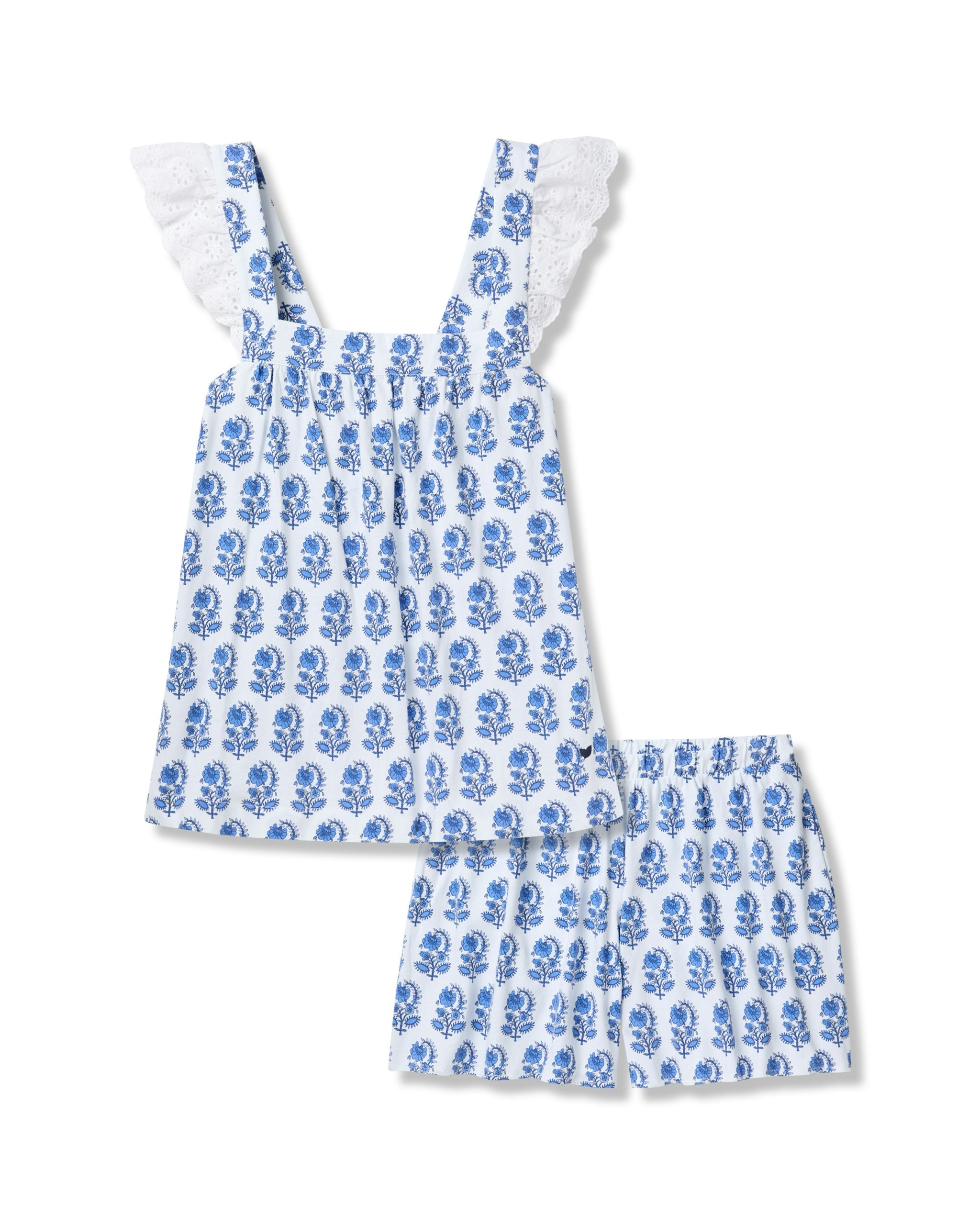 Women's Pima Clara Short Set in Navy in Bristol Bay#Colorway_Bristol Bay