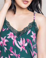Luxe Pima Cotton Amalfi Floral Short Set with Lace