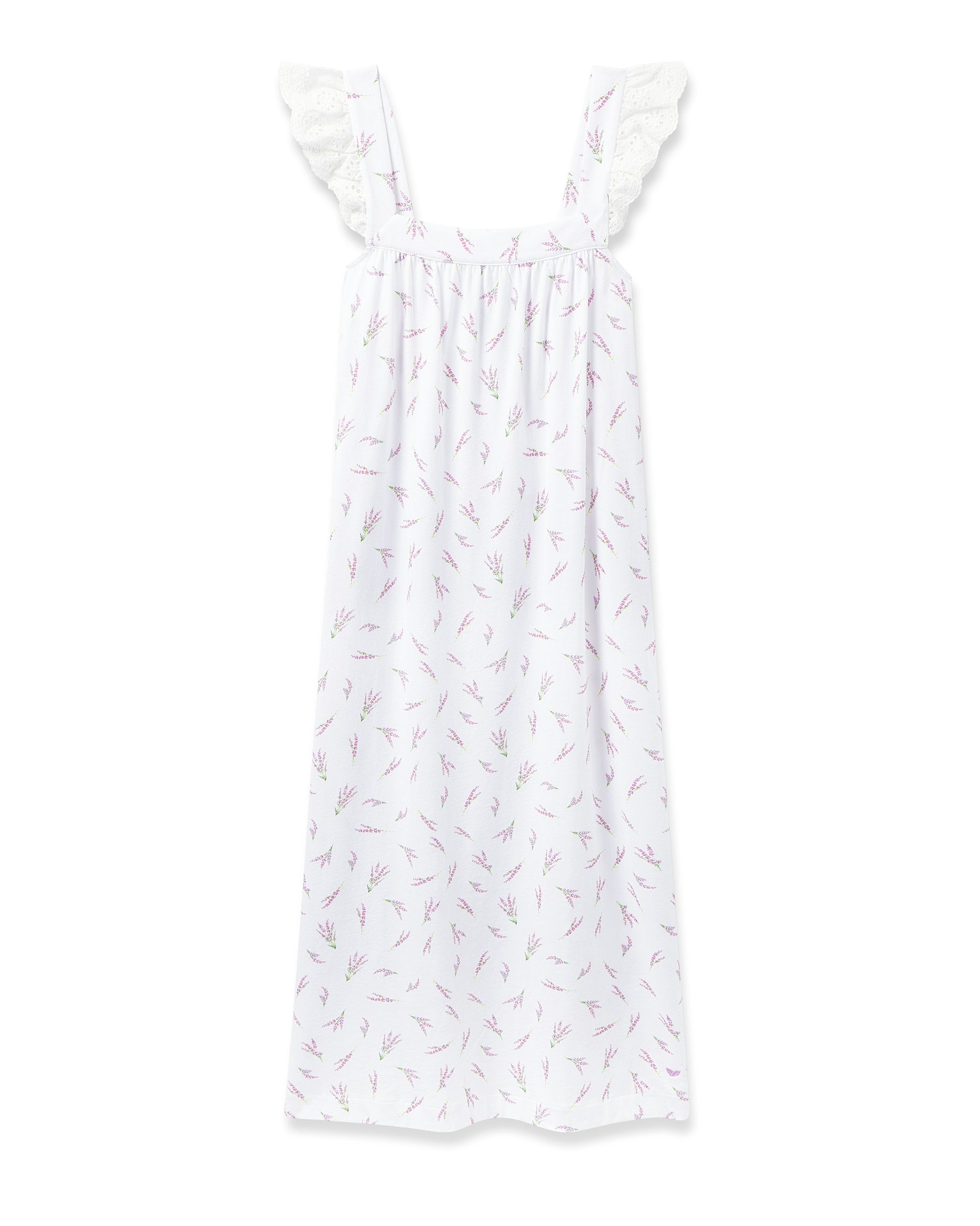 Women's Pima Clara Nightgown in Bristol Bay in Fields of Provence#Color_Fields of Provence