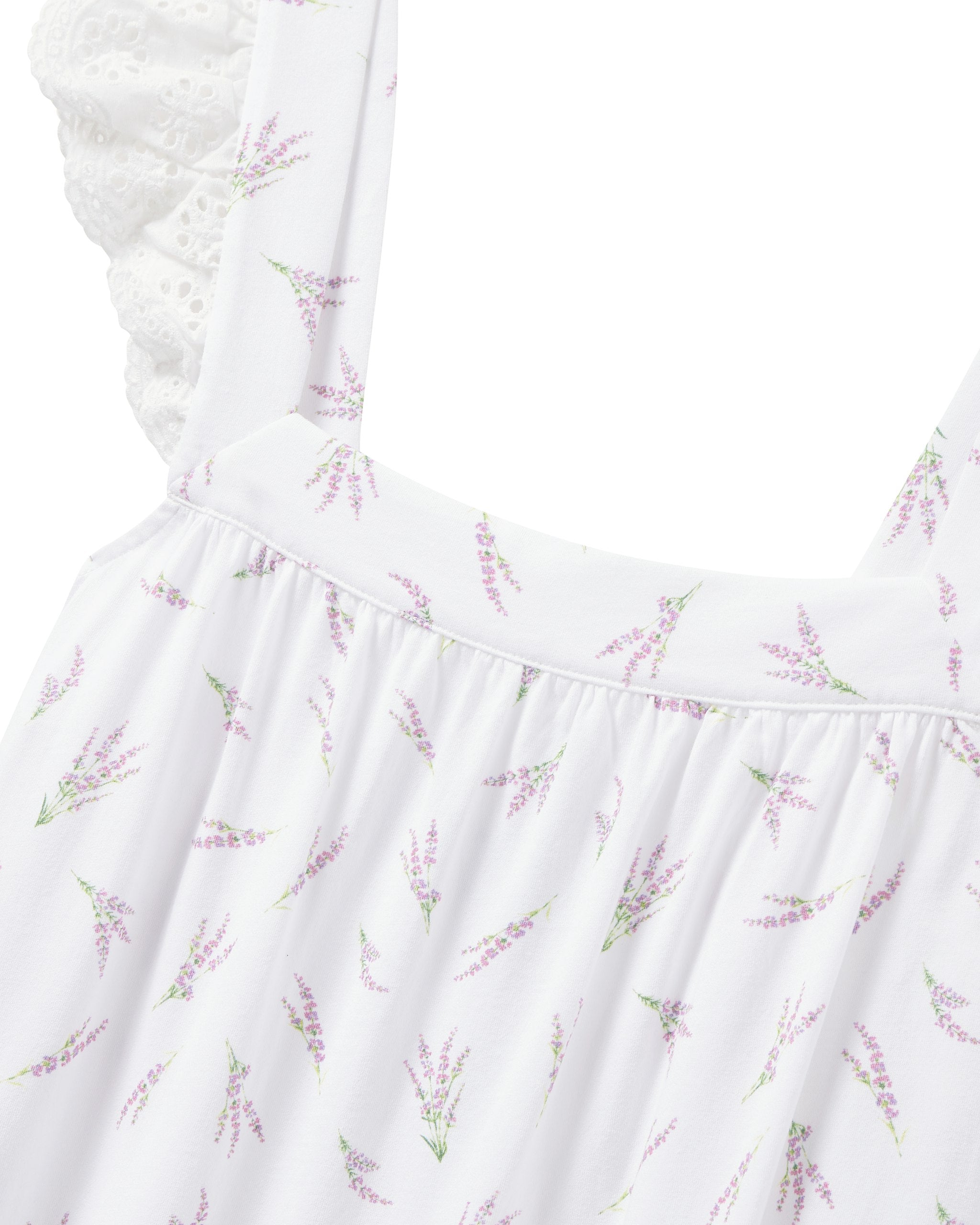 Women's Pima Clara Nightgown in Bristol Bay in Fields of Provence#Color_Fields of Provence