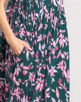 Luxe Pima Cotton Amalfi Floral Serene Lounge Dress