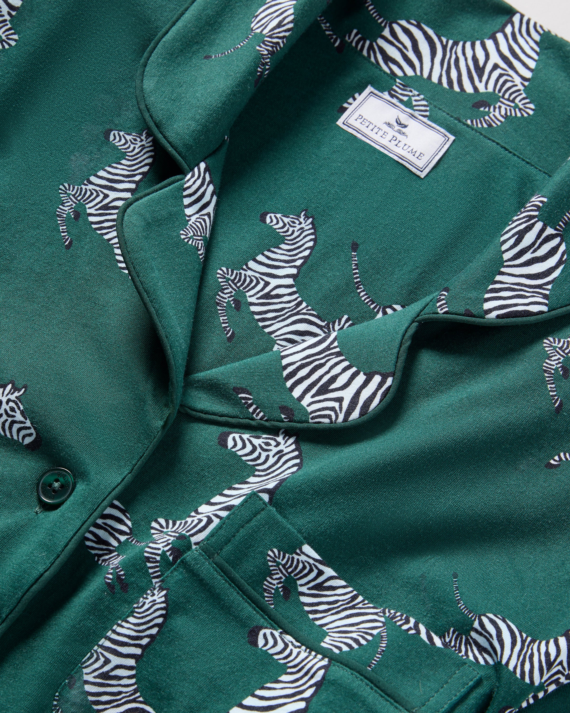 Women's Pima Nightshirt in Zèbre de Forêt
