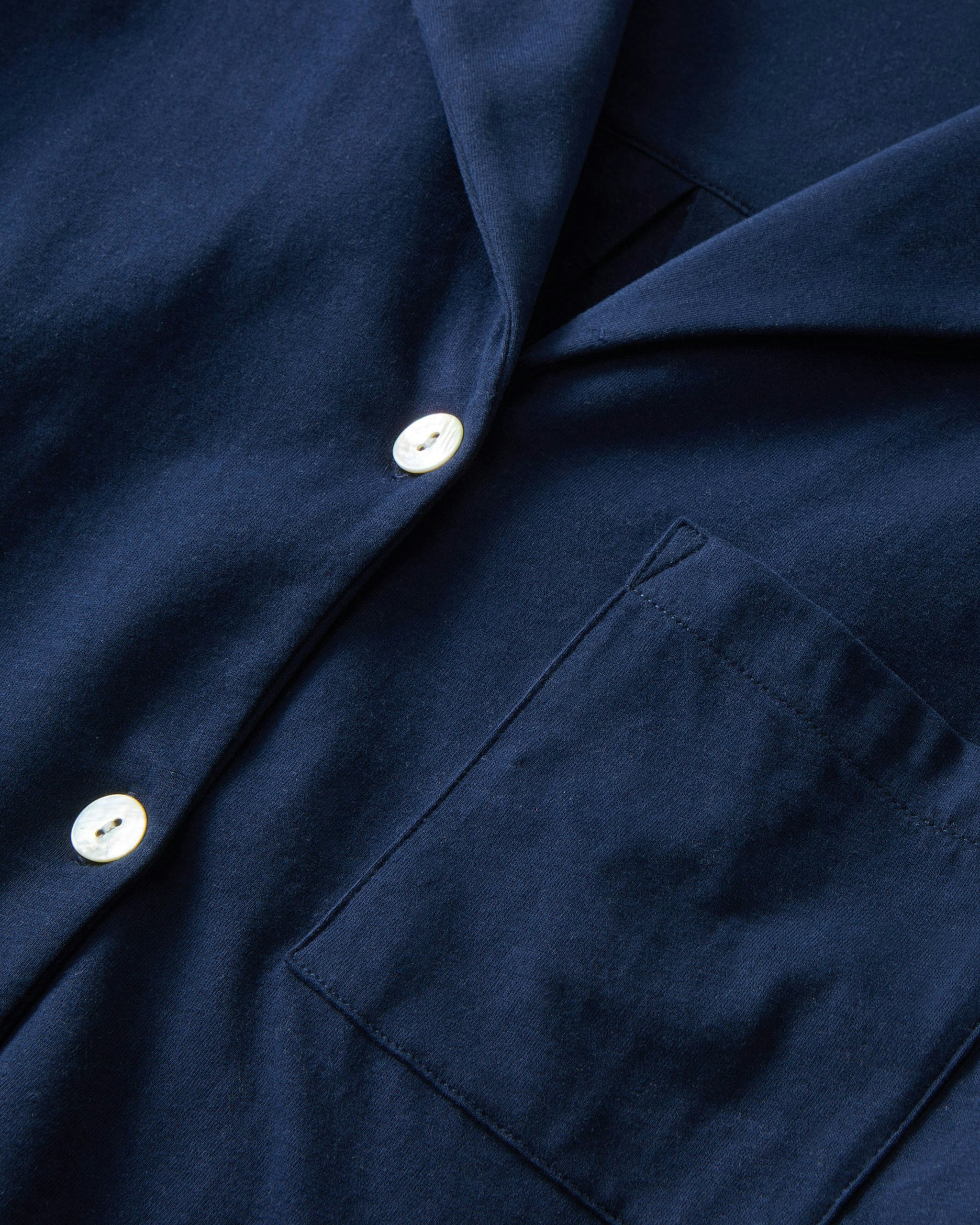 The Olivia Pima Short Set in Navy in Navy#Color_Navy