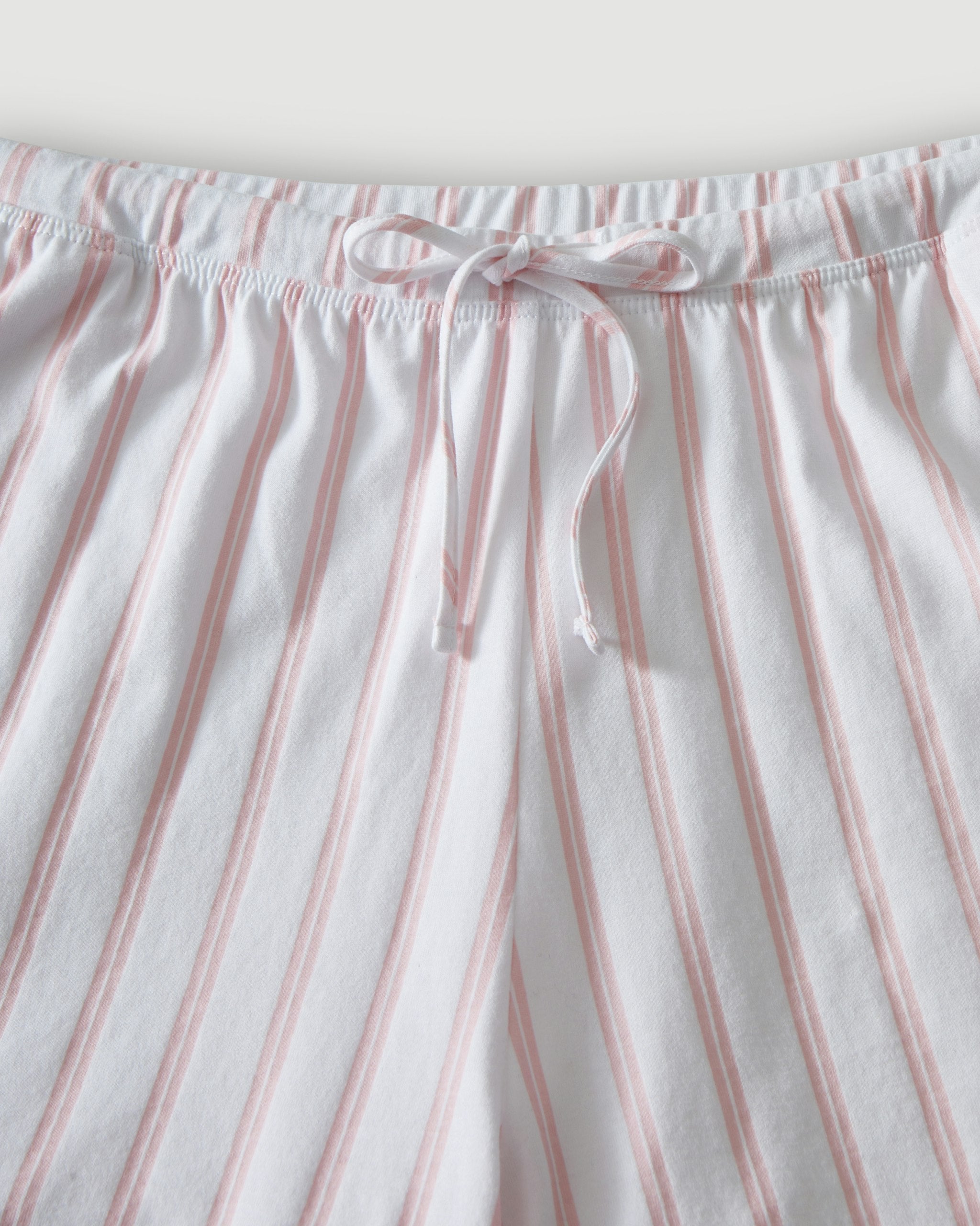 The Olivia Pima Short Set in Navy in Pink Stripe#Color_Pink Stripe