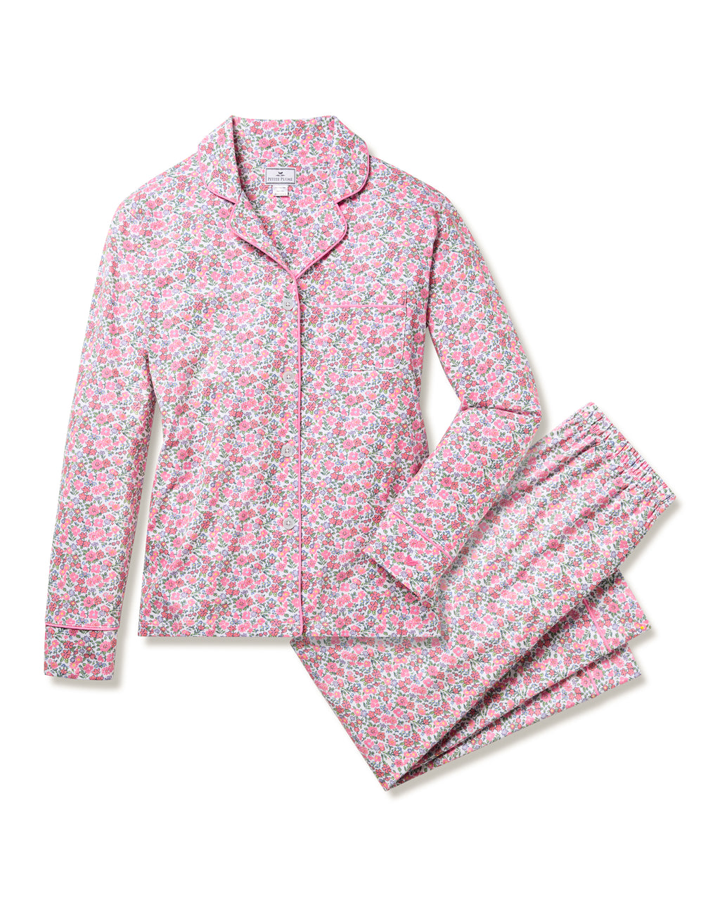 Pyjama, fleurs, col rond, manches courtes | Pyjamas | Vêtements de nuit Pyjama, fleurs, col rond, manches courtes | Pyjamas | Vêtements de nuit