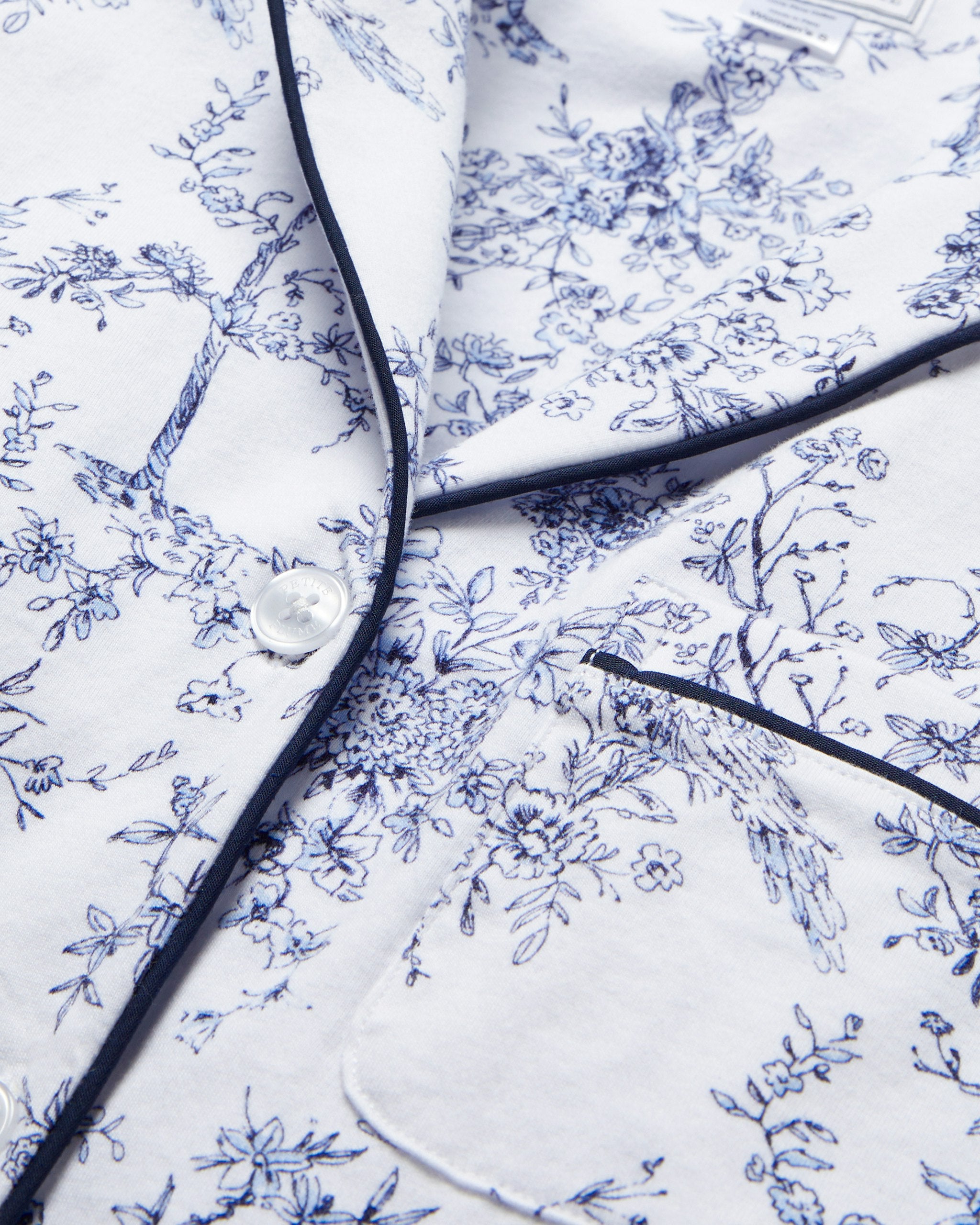 Women's Pima Pajama in Timeless Toile in Timeless Toile#Colorway_Timeless Toile