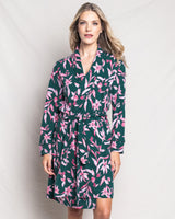 Luxe Pima Cotton Amalfi Floral Robe