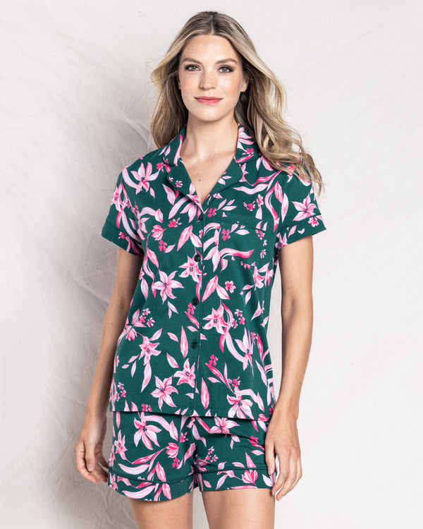 Luxe Pima Cotton Amalfi Floral Short Set
