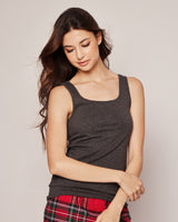 Women's Pima Dark Heather Grey Tank Top